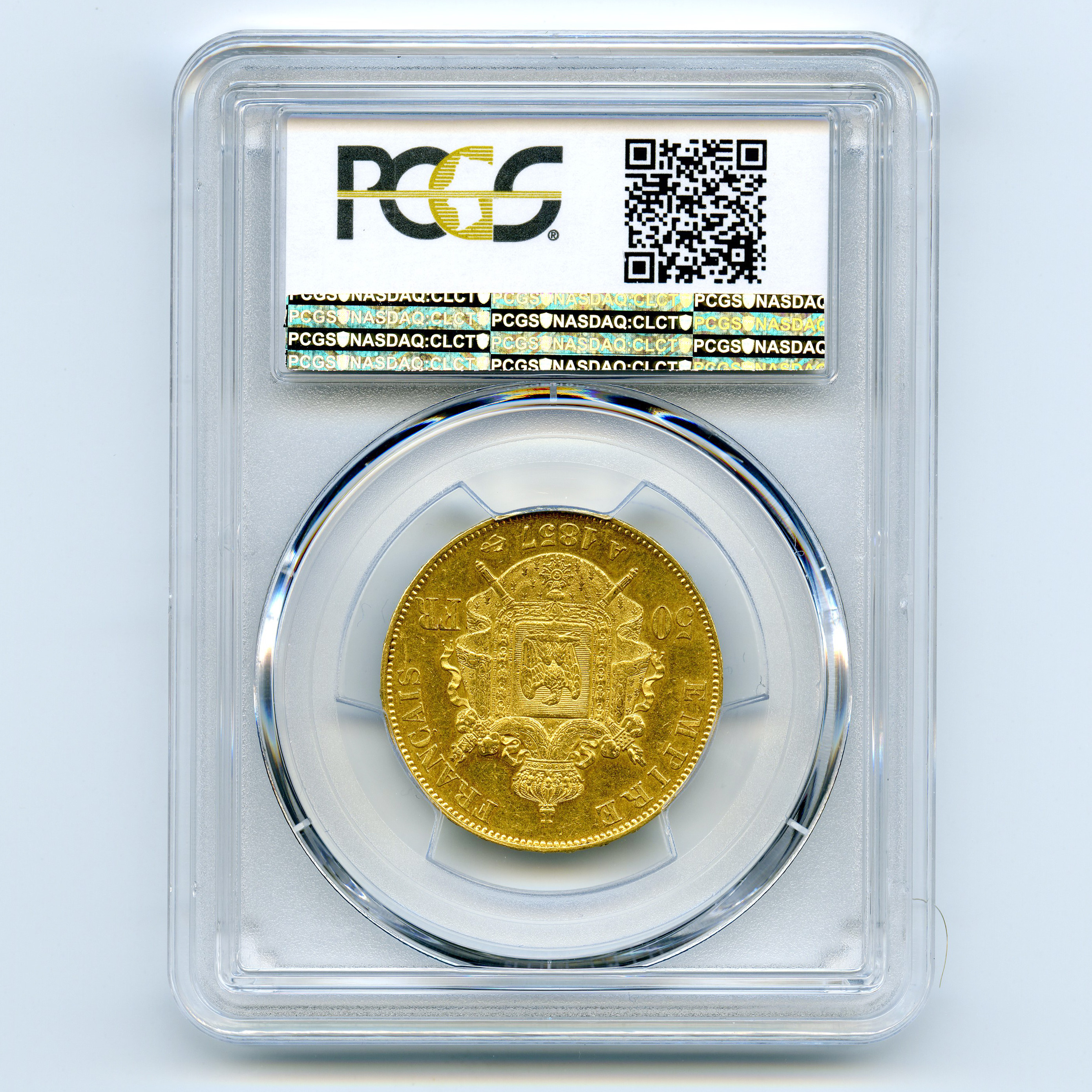 Napoléon III - 50 Francs - 1857 A revers Napoléon III - 50 Francs - 1857 A revers