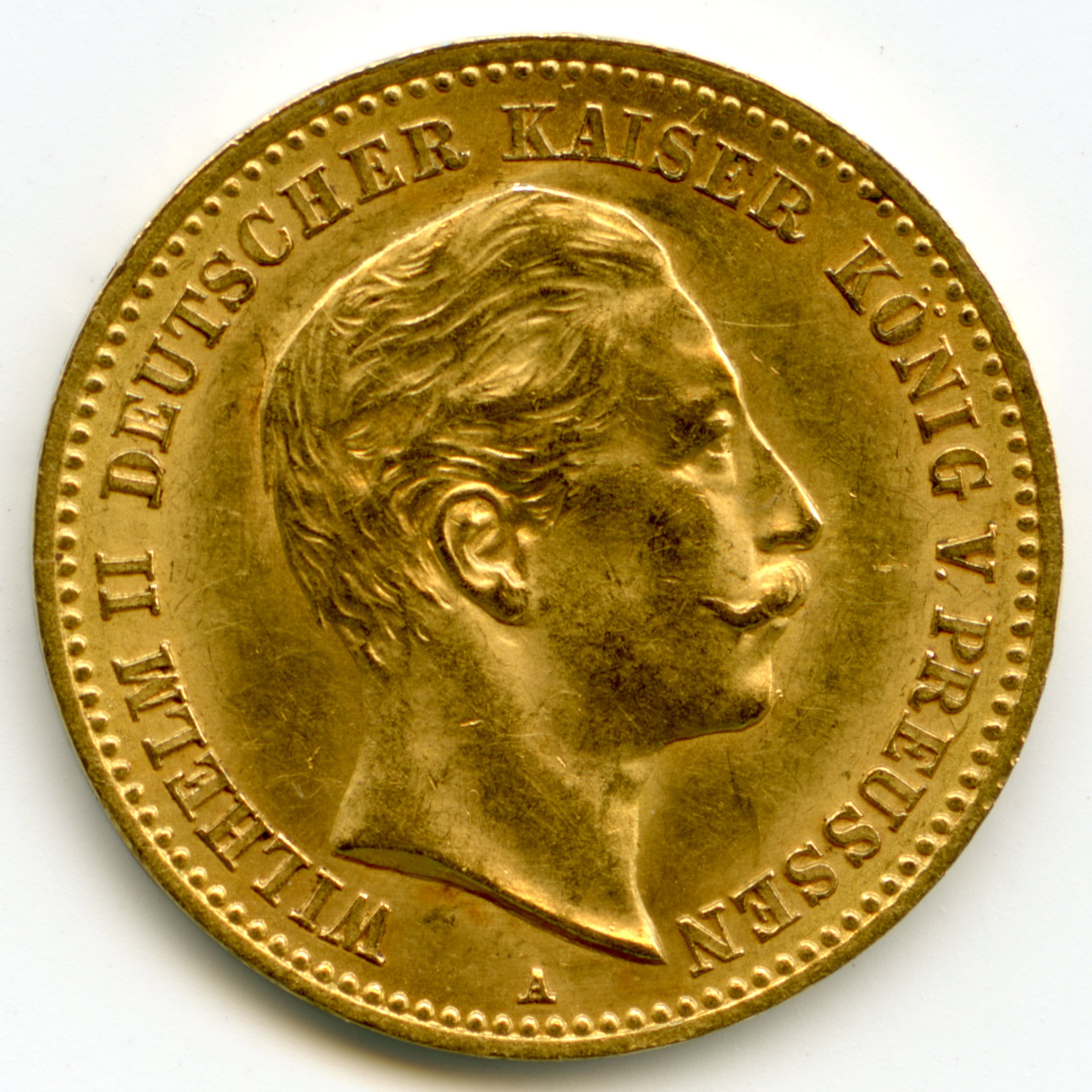 Allemagne - 10 Mark - 1893 avers Allemagne - 10 Mark - 1893 avers