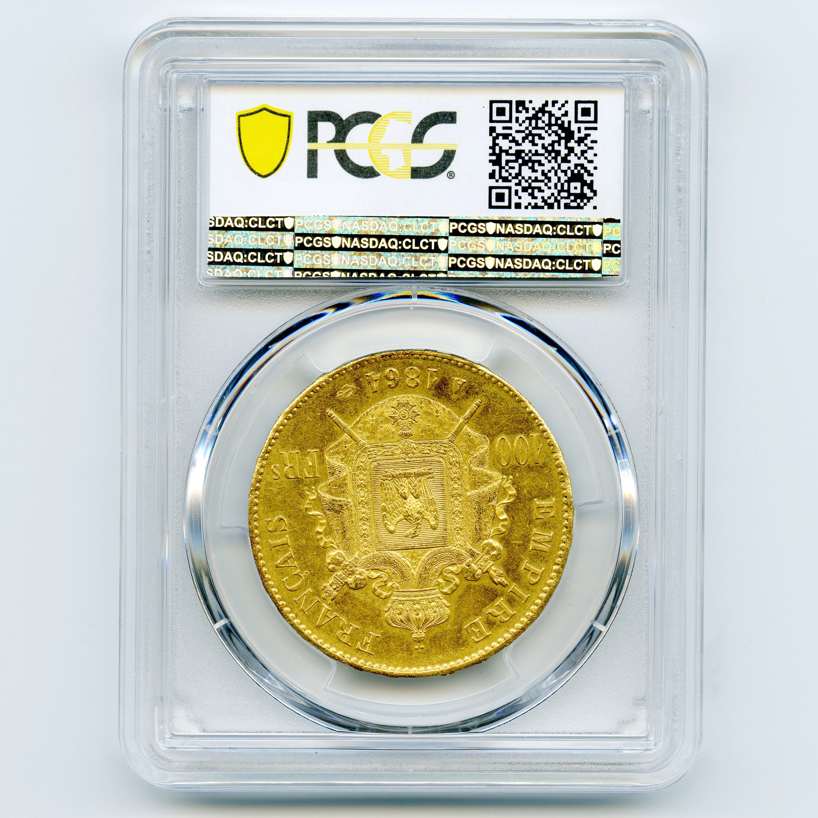 Napoléon III - 100 Francs - 1864 A revers Napoléon III - 100 Francs - 1864 A revers