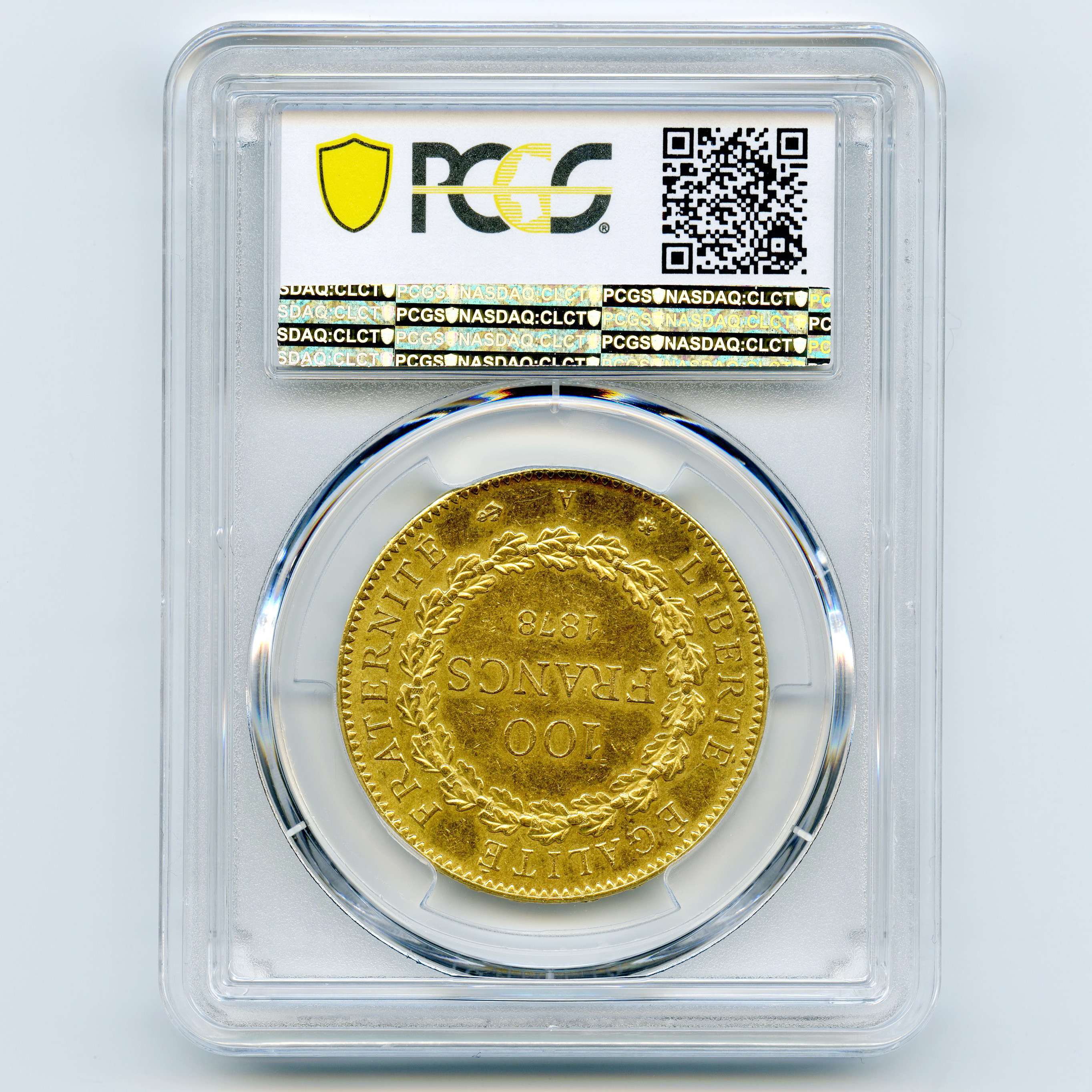 100 Francs Génie - 1878 Paris revers 100 Francs Génie - 1878 Paris revers