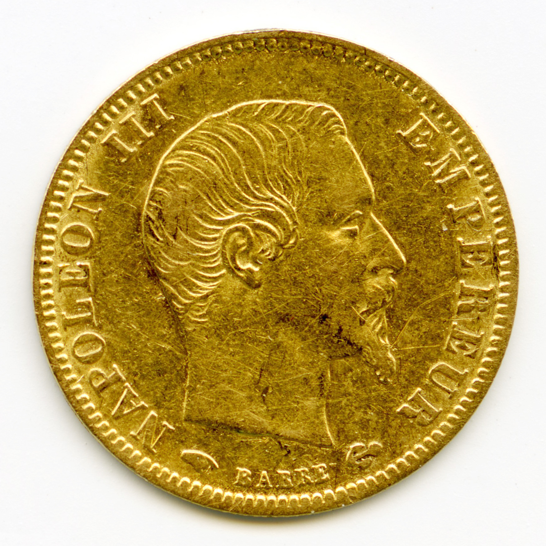 Napoléon III - 5 Francs - 1859 A avers Napoléon III - 5 Francs - 1859 A avers