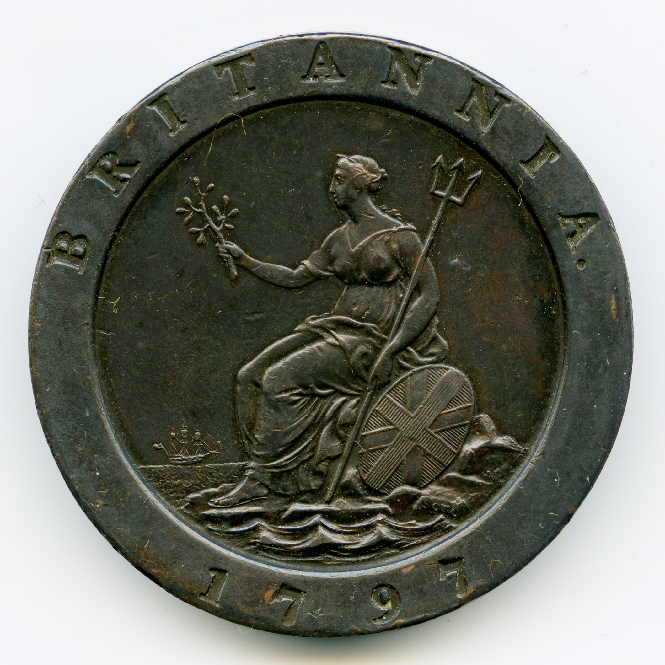 Grande Bretagne - 2 Pence - 1797 revers