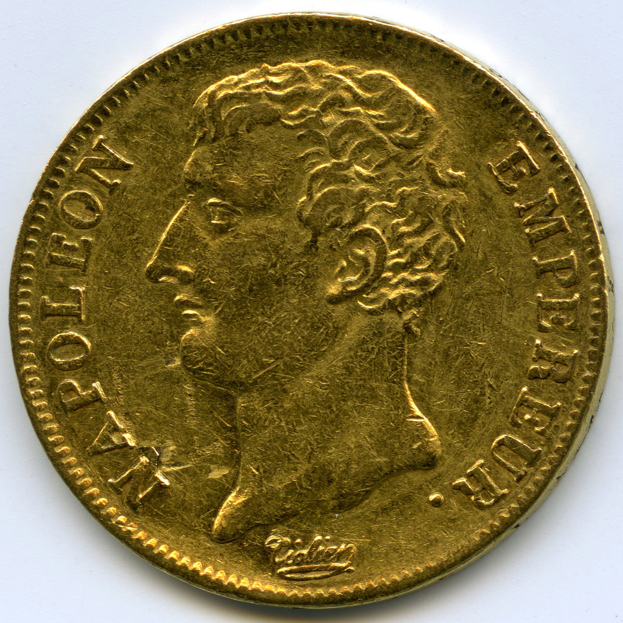 Napoléon Empereur - 20 Francs - An 12 avers