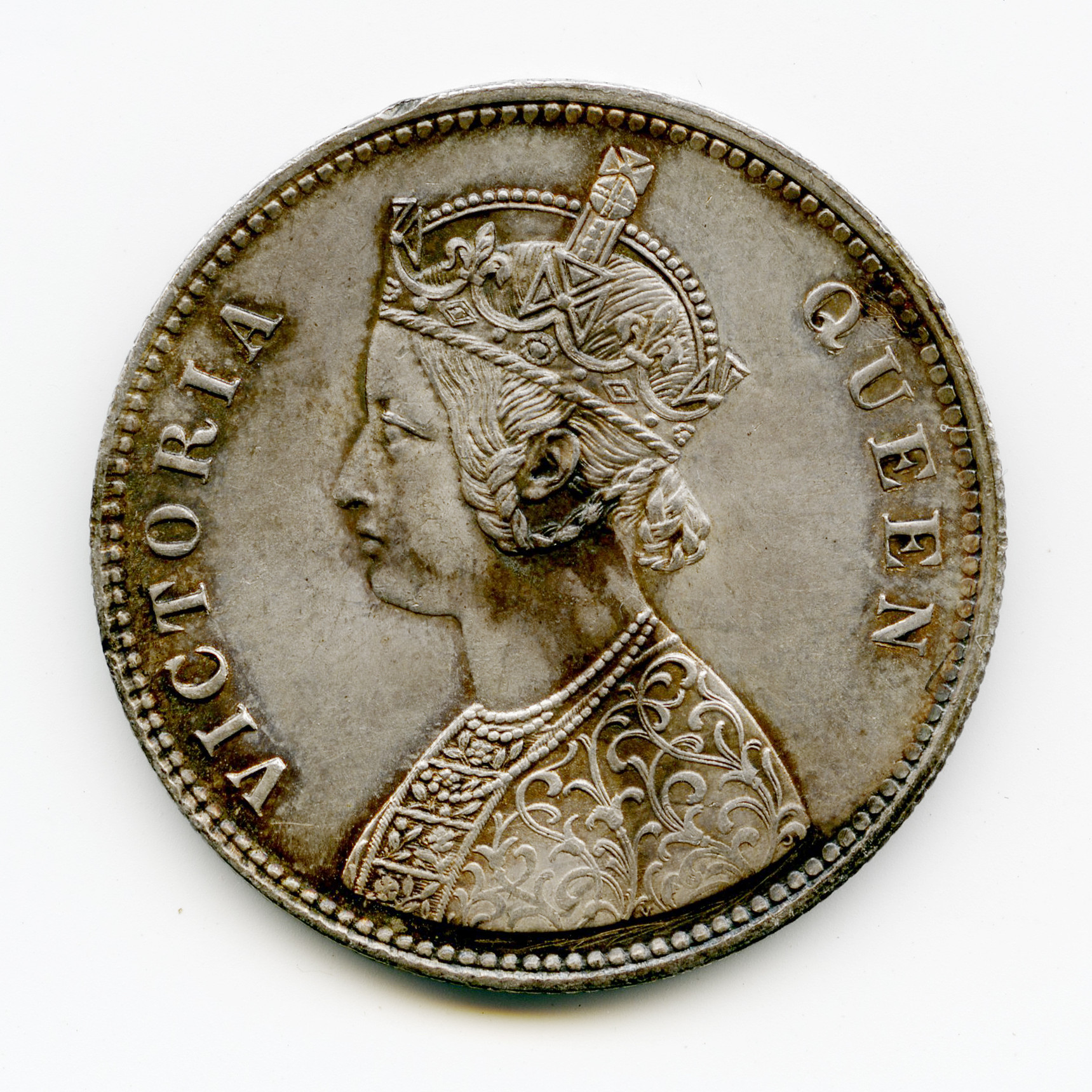 Inde - 1 Roupie - 1862 avers