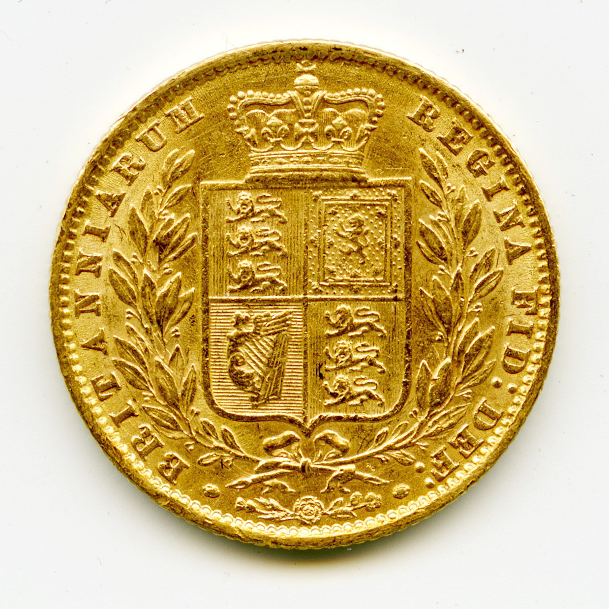 Grande-Bretagne - Souverain - 1862 revers