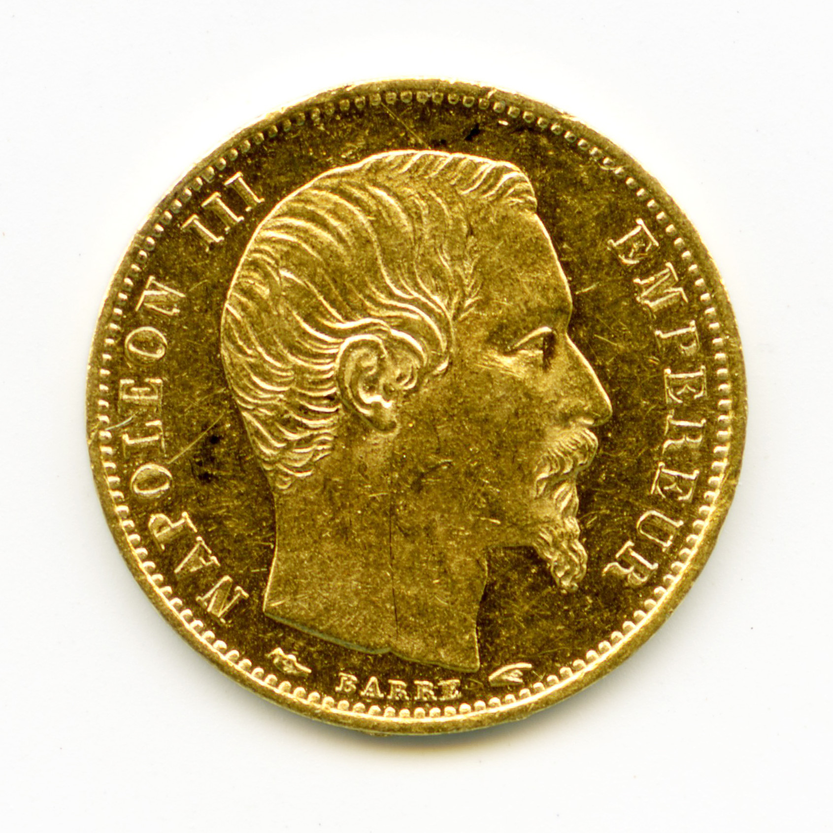 Napoléon III - 5 Francs - 1854 A avers Napoléon III - 5 Francs - 1854 A avers