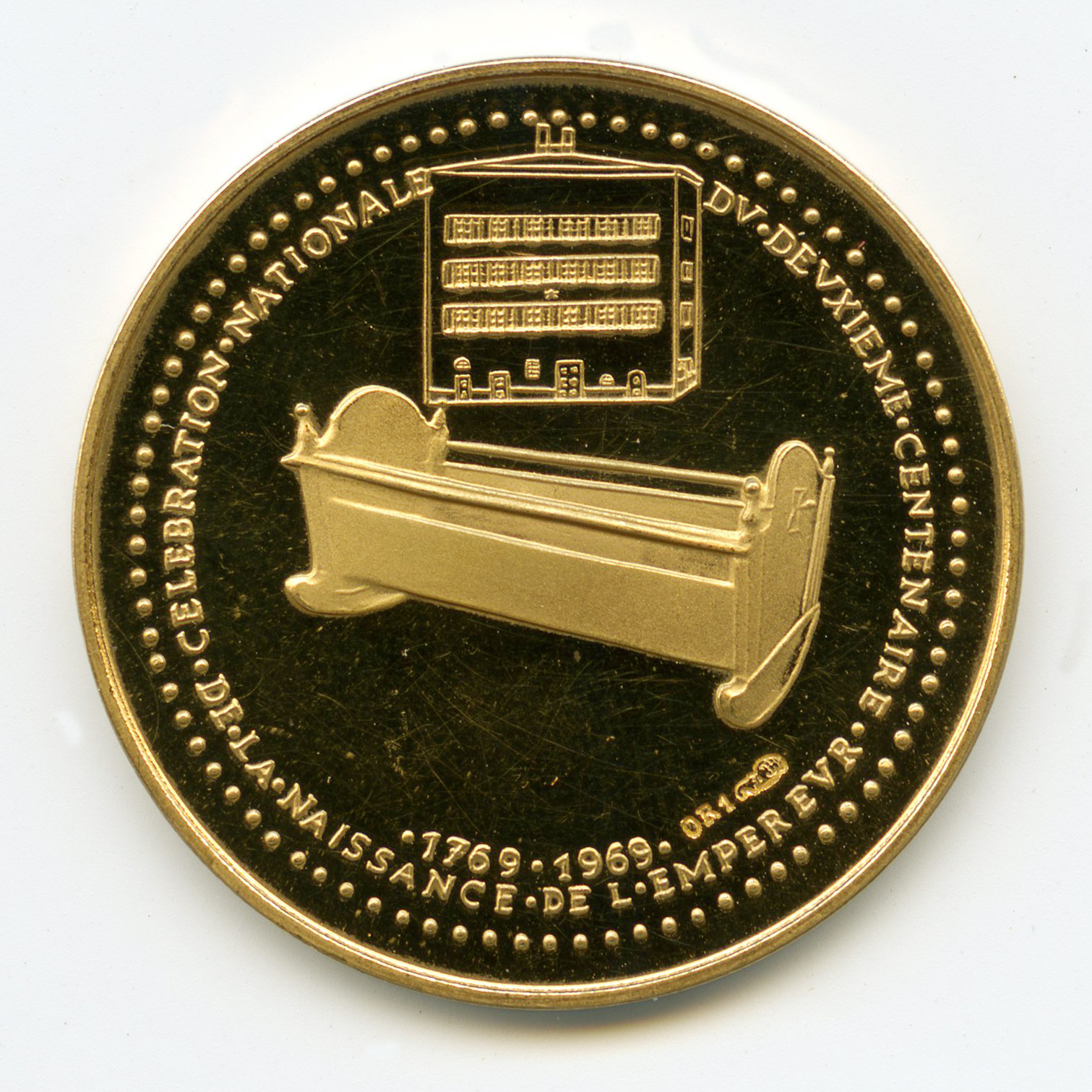Napoléon Ier - Médaille - 1969 revers