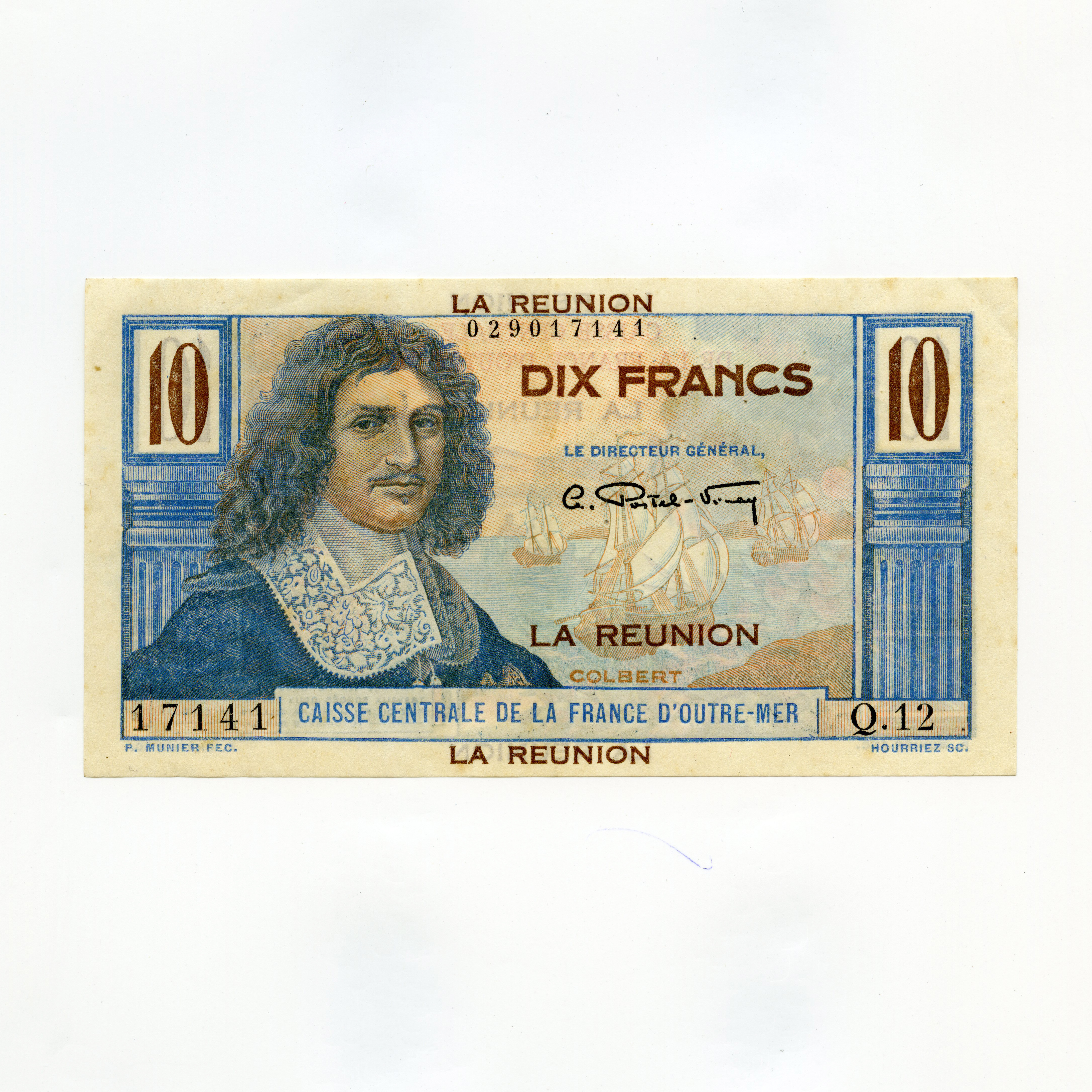 Outre-Mer - La Réunion - 10 Francs - 17141 avers