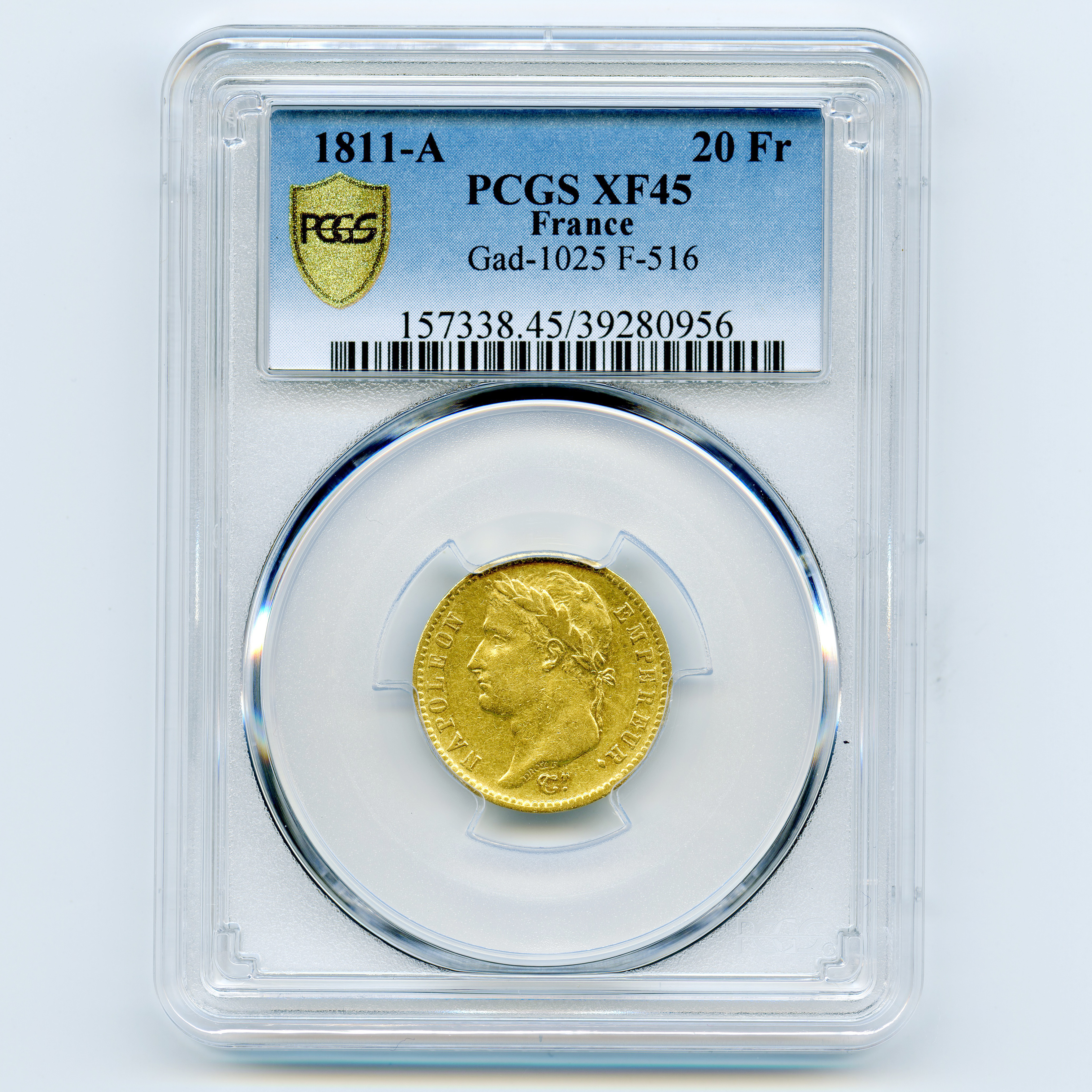 Napoléon Ier - 20 Francs - 1811 A avers Napoléon Ier - 20 Francs - 1811 A avers