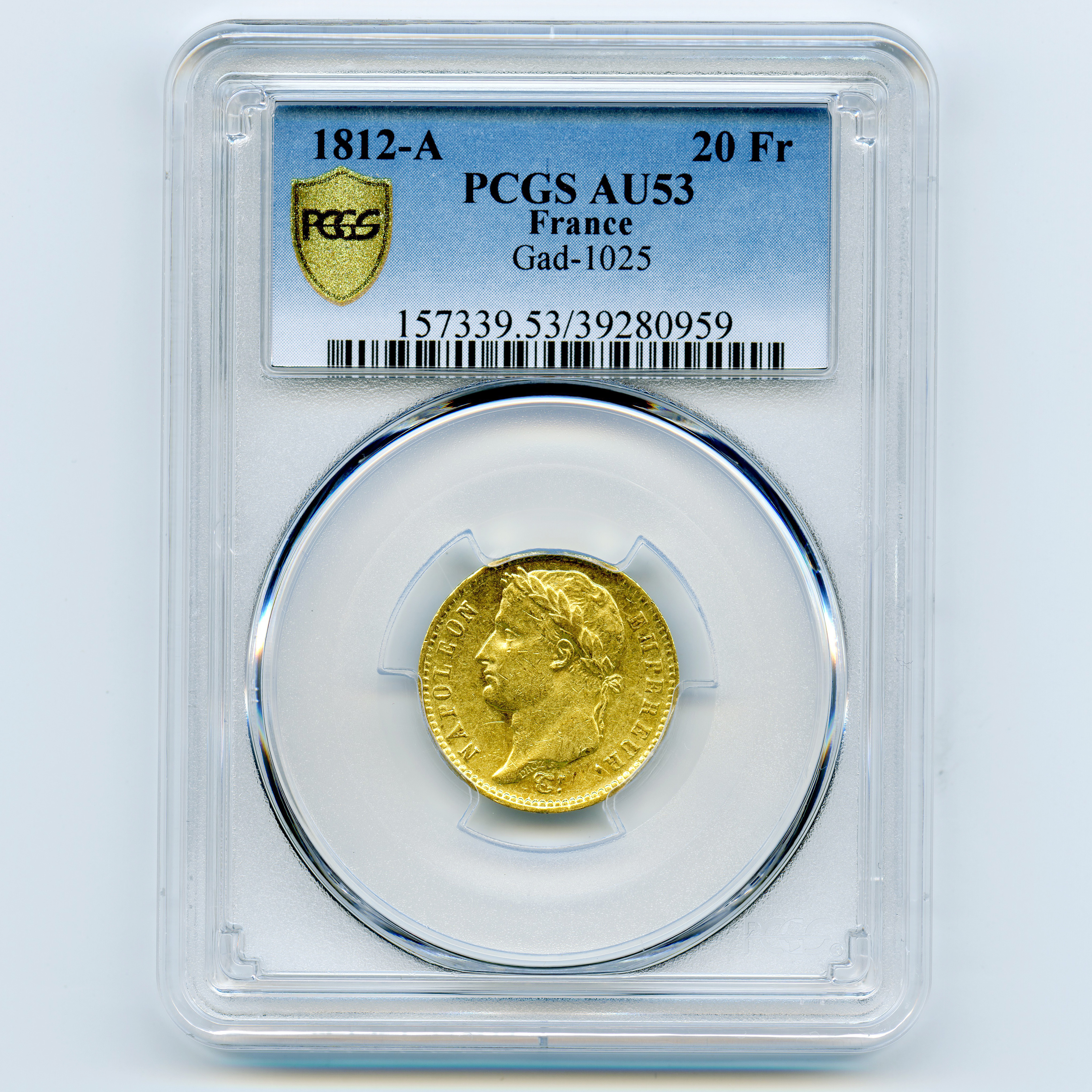 Napoléon Ier - 20 Francs - 1812 A avers Napoléon Ier - 20 Francs - 1812 A avers