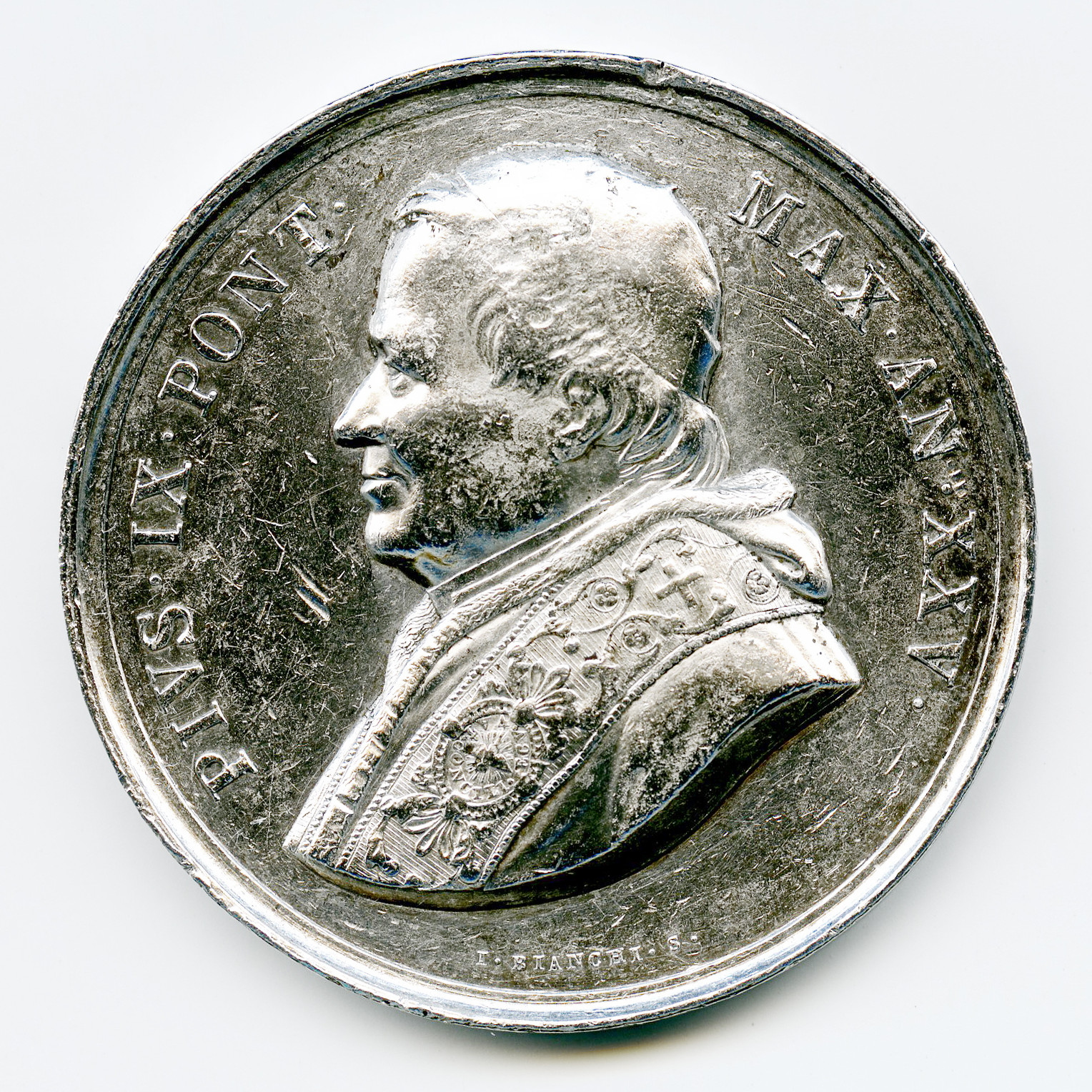Italie - Pie IX - Médaille - 1870 avers