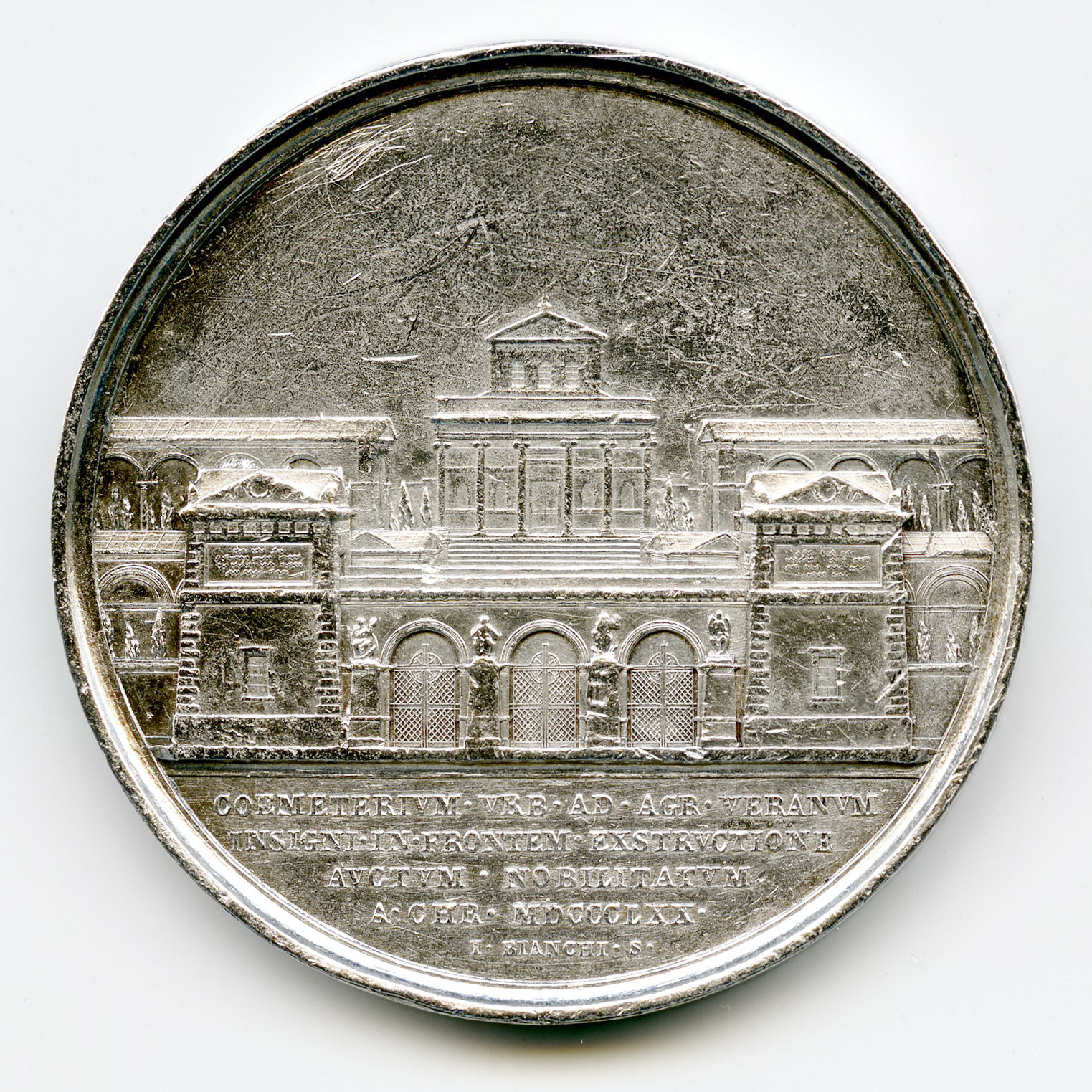 Italie - Pie IX - Médaille - 1870 revers Italie - Pie IX - Médaille - 1870 revers
