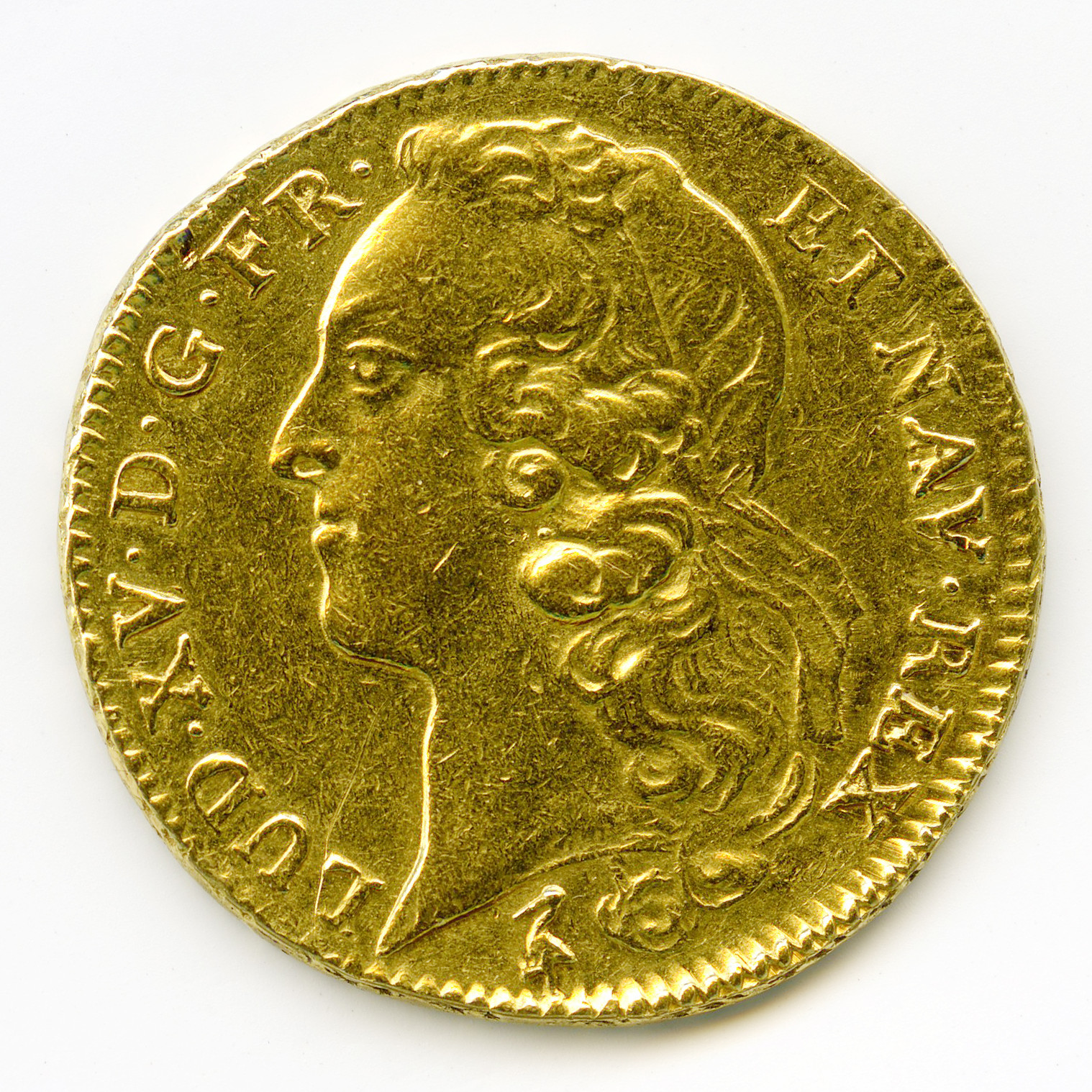 Louis XV - Double Louis d'or au bandeau - 1770 A avers