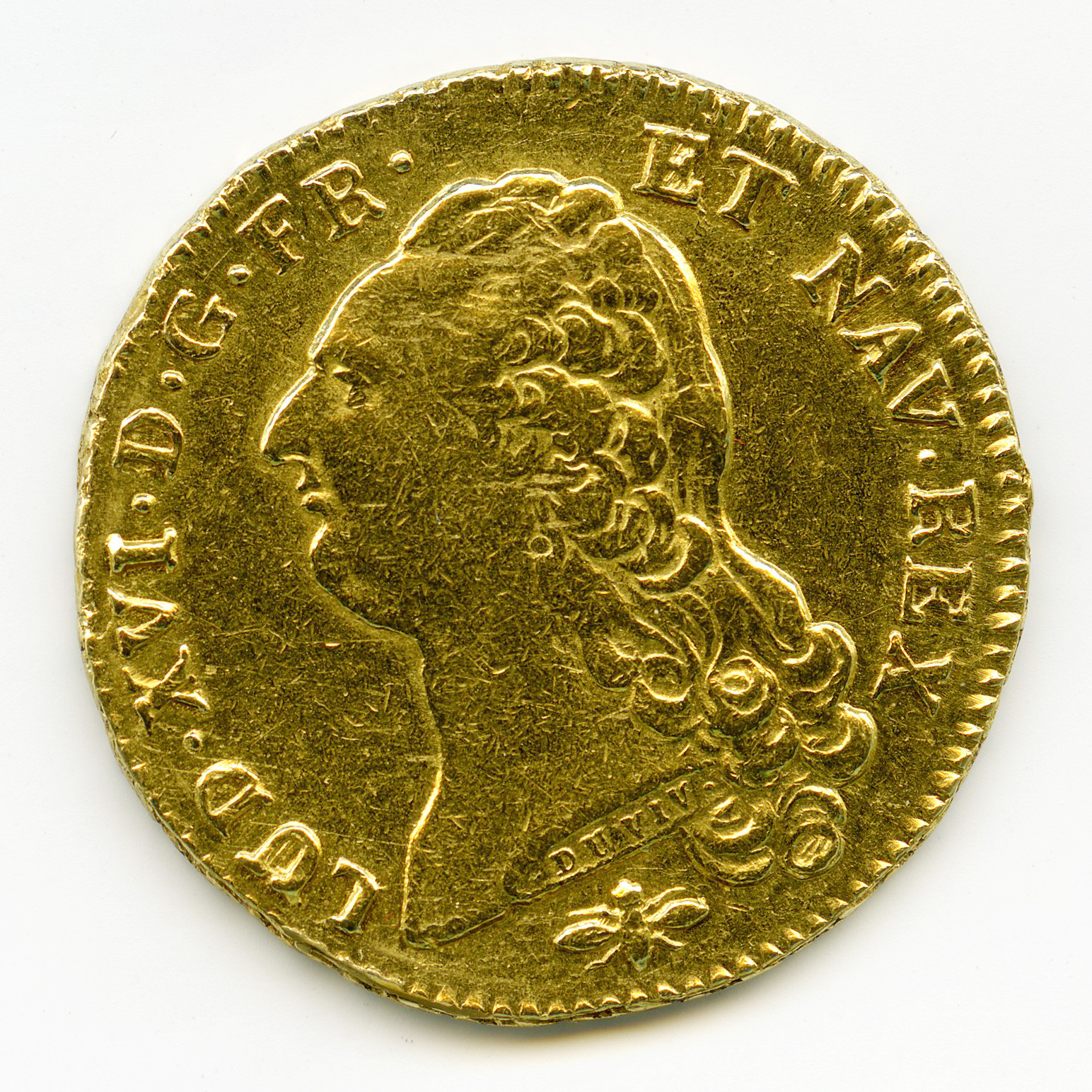 Louis XVI - Double louis d'or à la tête nue - 1786 avers