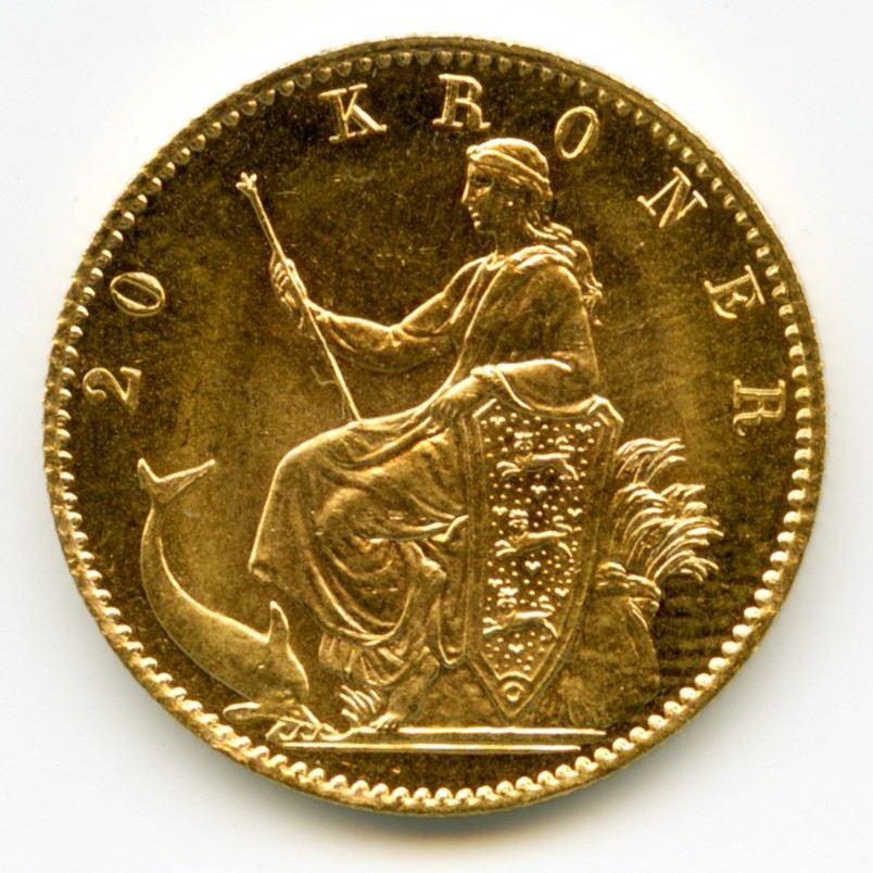 Danemark - 20 Kroner - 1873 revers