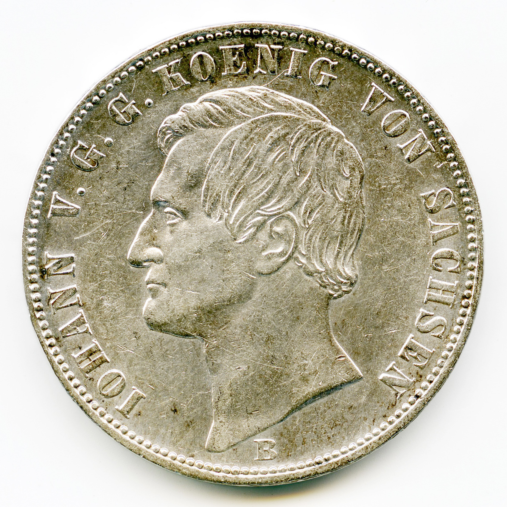 Allemagne - Johan - 1 Vereinsthaler - 1864 B avers Allemagne - Johan - 1 Vereinsthaler - 1864 B avers