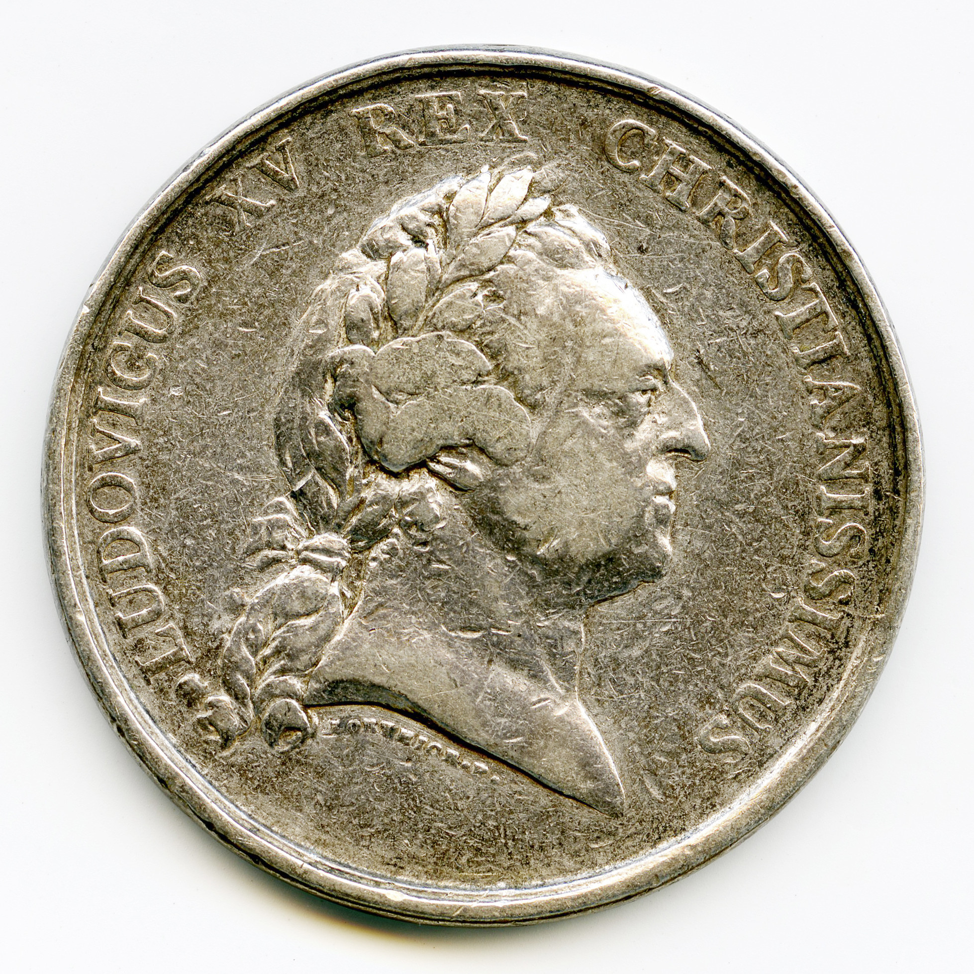 Louis XV - Médaille de Mariage - 1770 avers