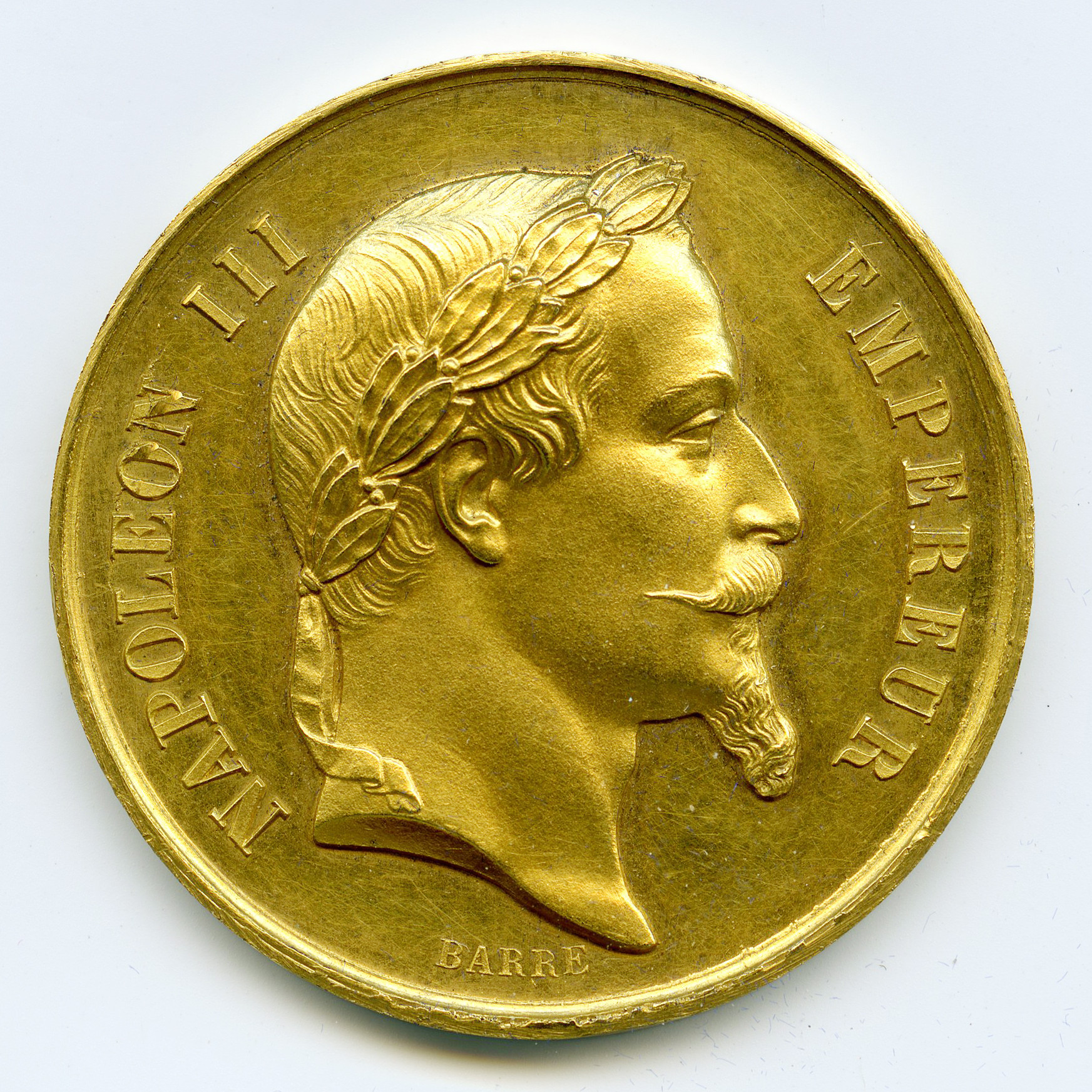 Napoléon III - Médaille Agricole - 1866 avers