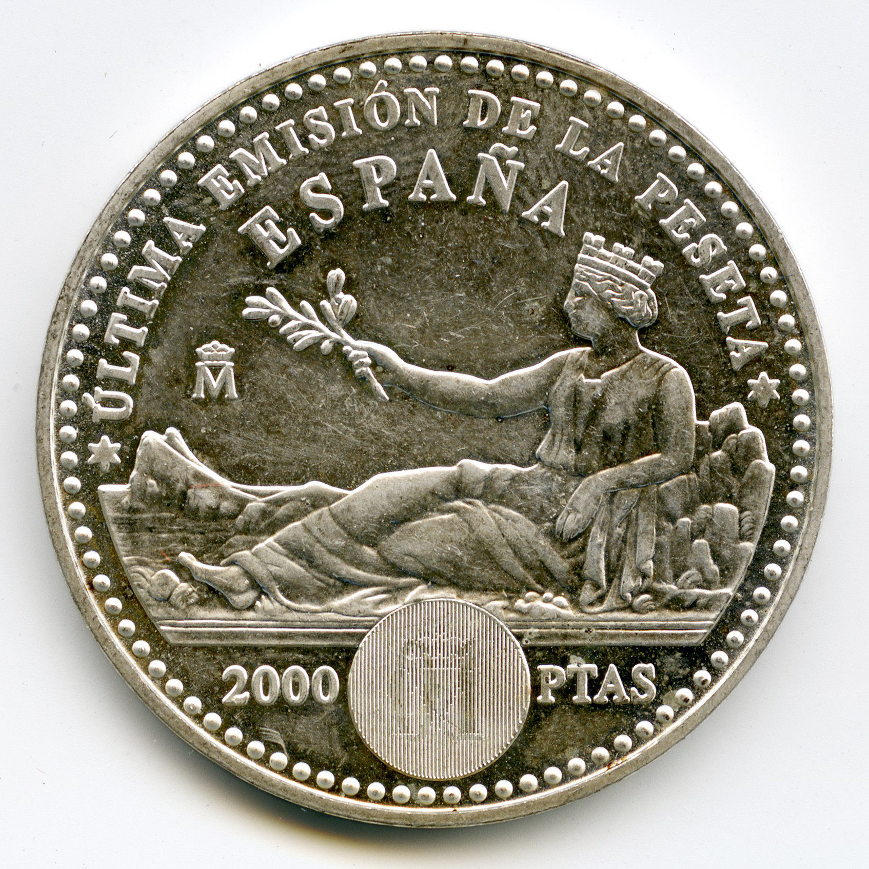 Espagne - 2000 Pesetas - 2001 revers