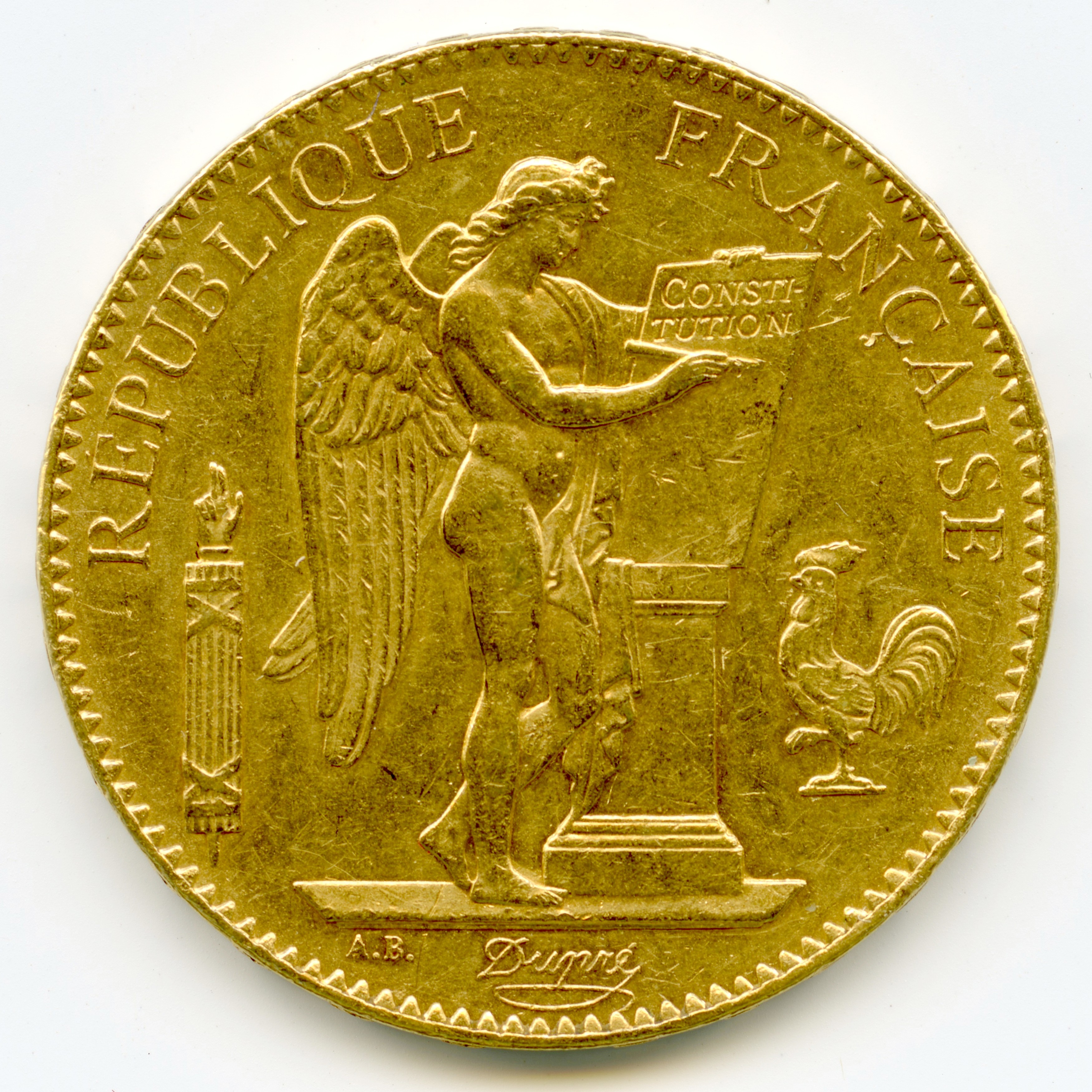 100 Francs Génie - 1879 - Paris avers