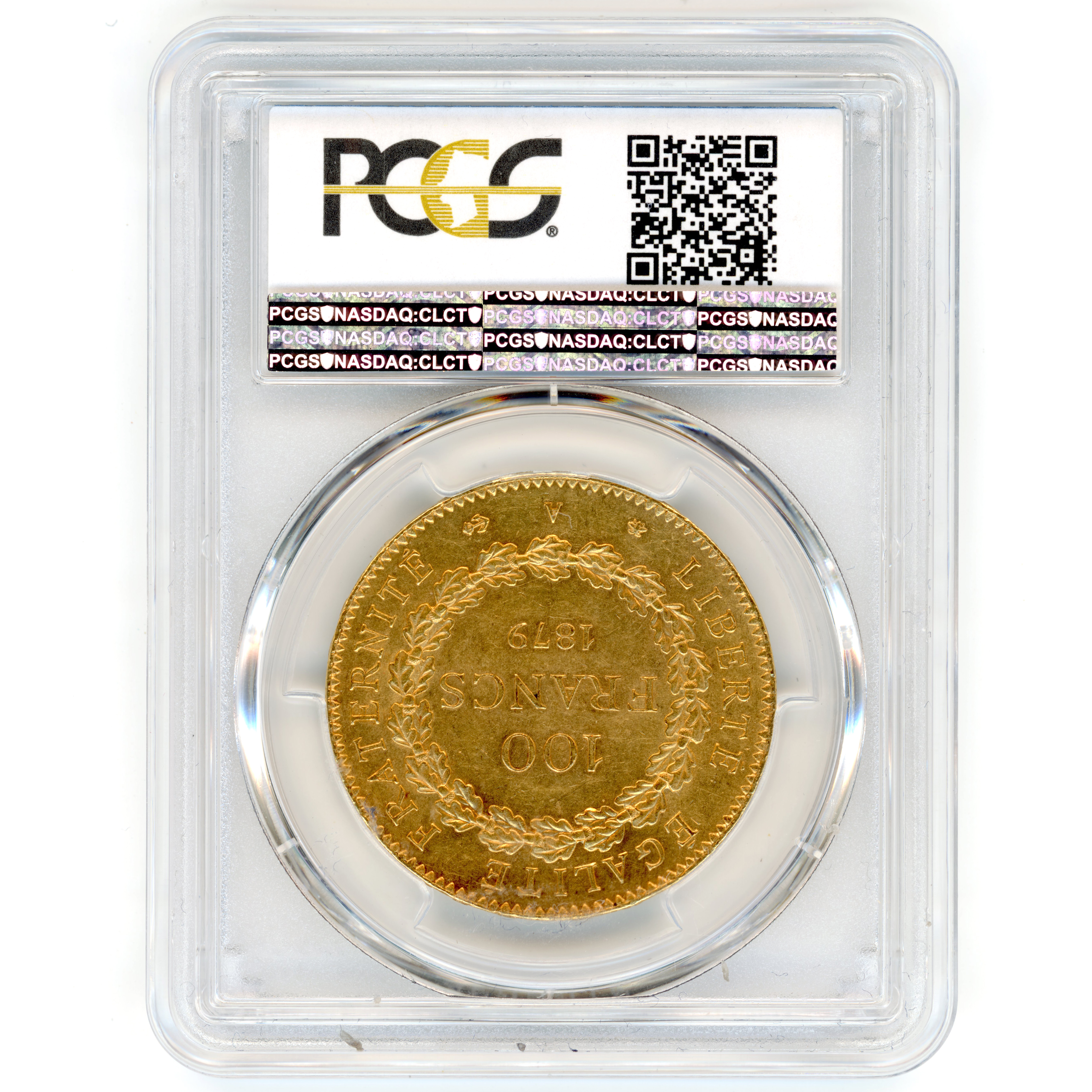 100 Francs Génie - 1879 - Paris revers 100 Francs Génie - 1879 - Paris revers