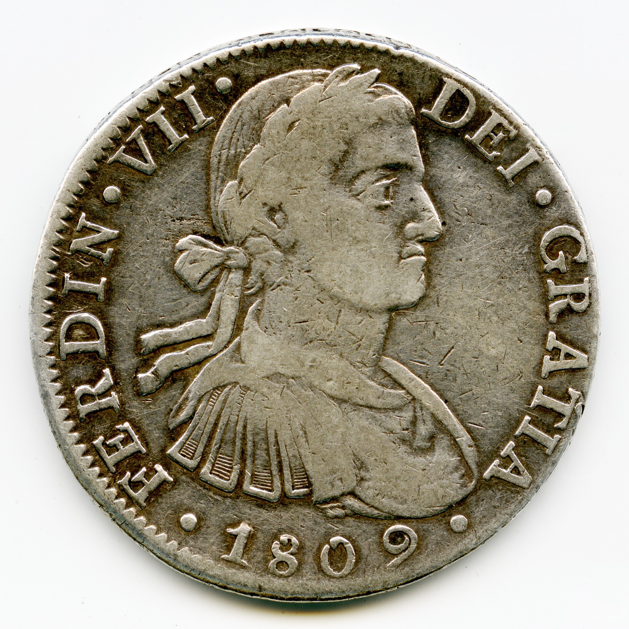Mexique - Ferdinand VII - 8 reales - 1809 TH avers