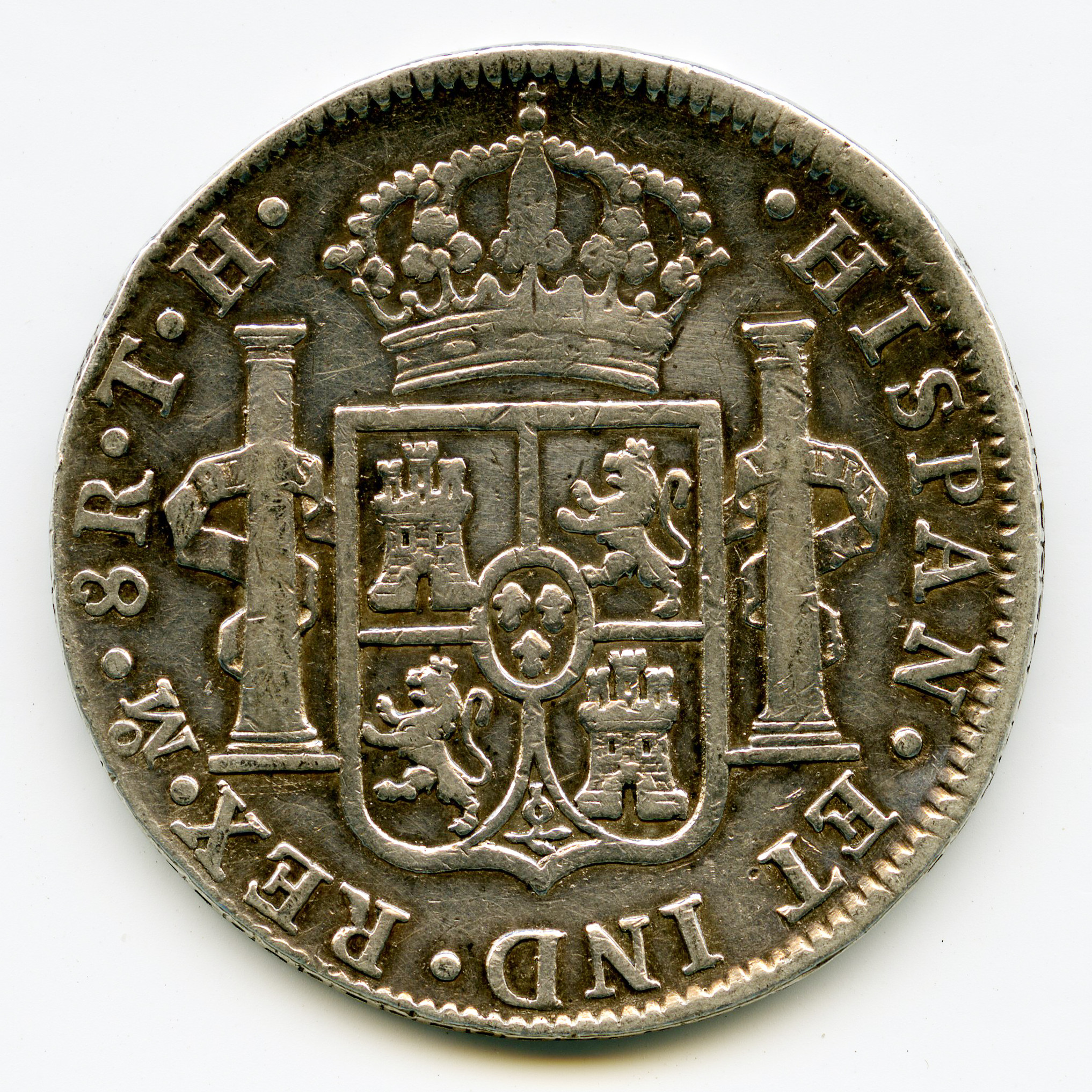 Mexique - Ferdinand VII - 8 reales - 1809 TH revers
