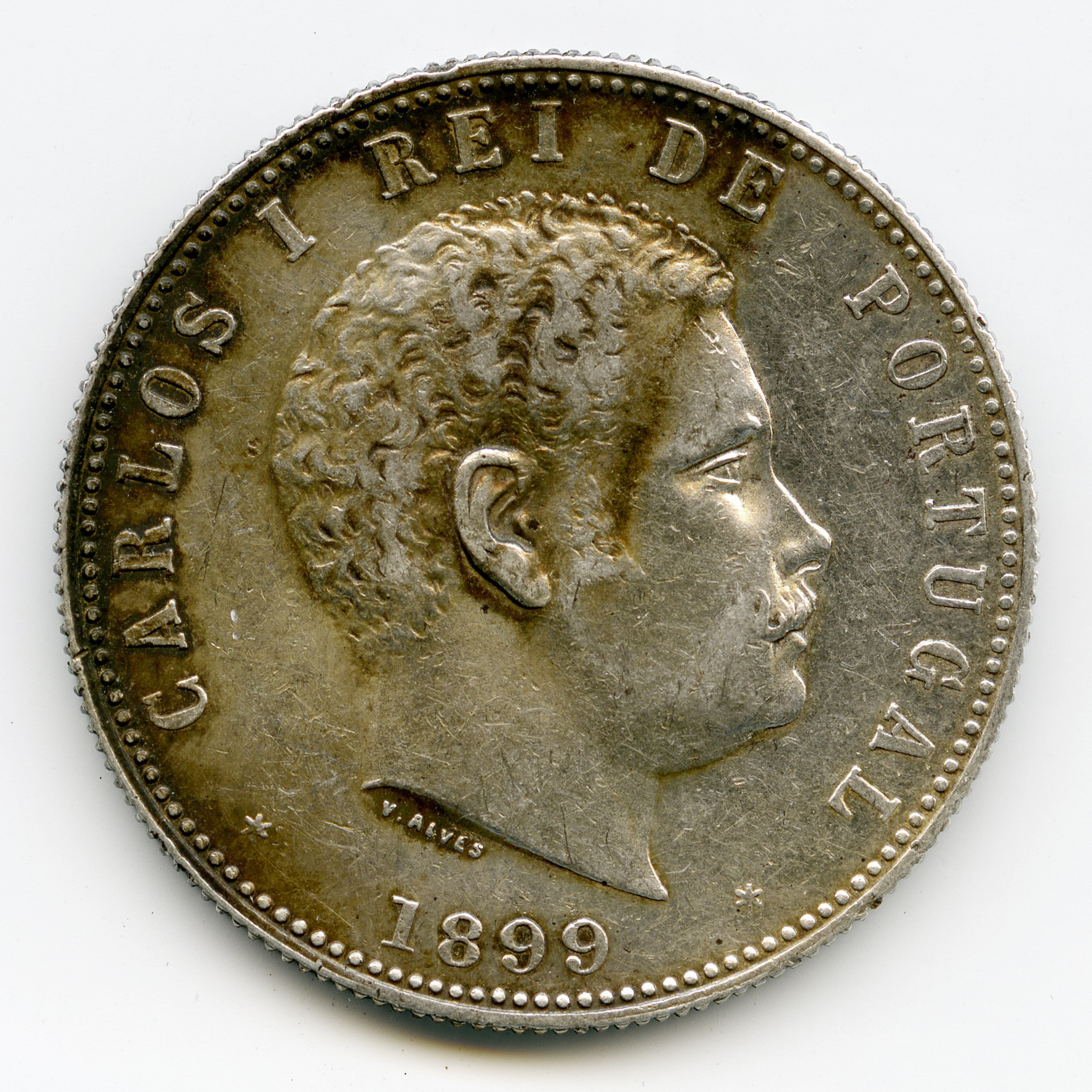 Portugal - Carlos Ier - 1000 Reis - 1899 avers