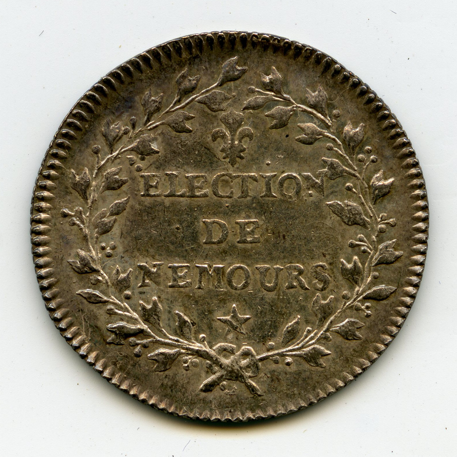 Jeton - Louis XVI - Election de Nemours revers