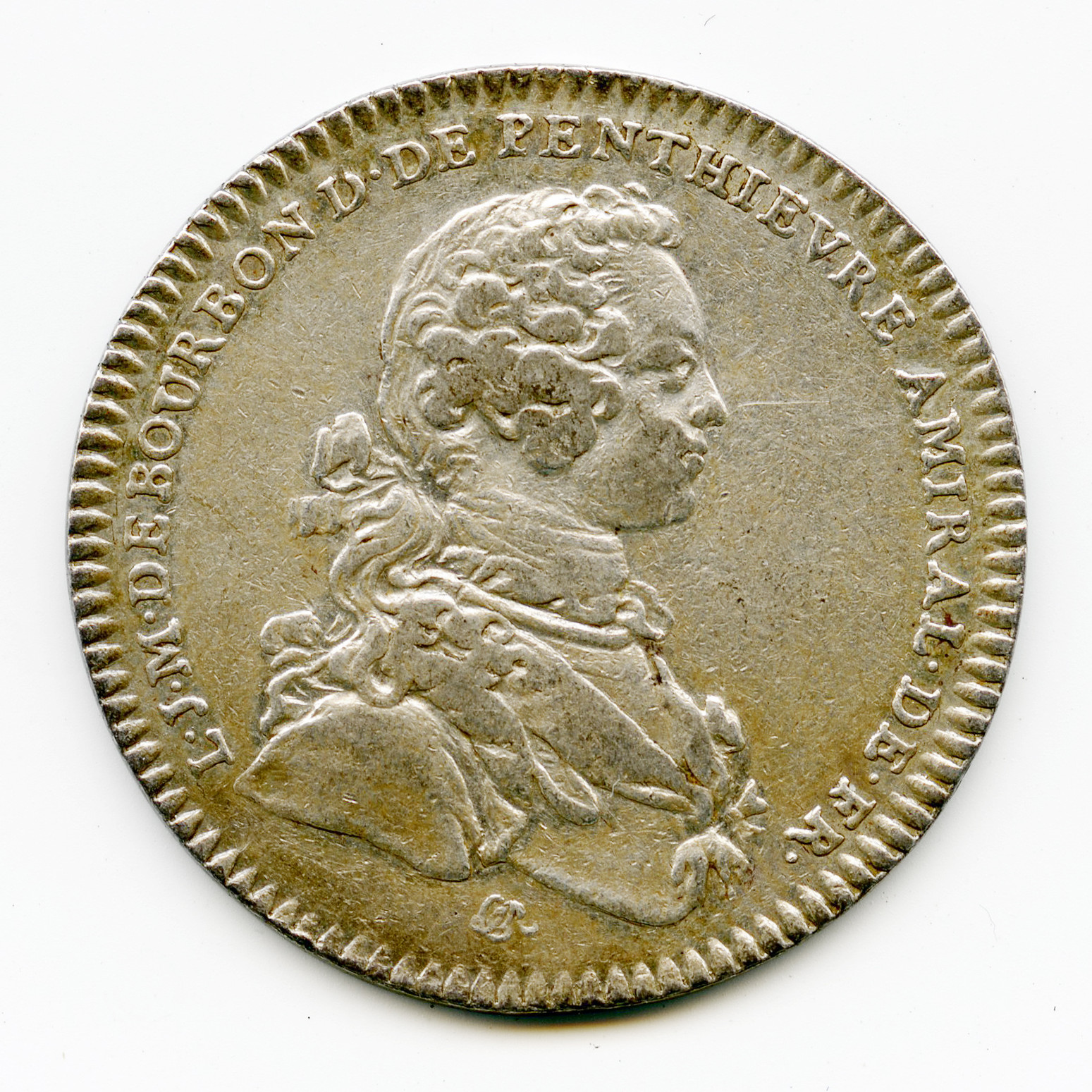 Jeton - Marine - Galères Royales - 1742 avers Jeton - Marine - Galères Royales - 1742 avers