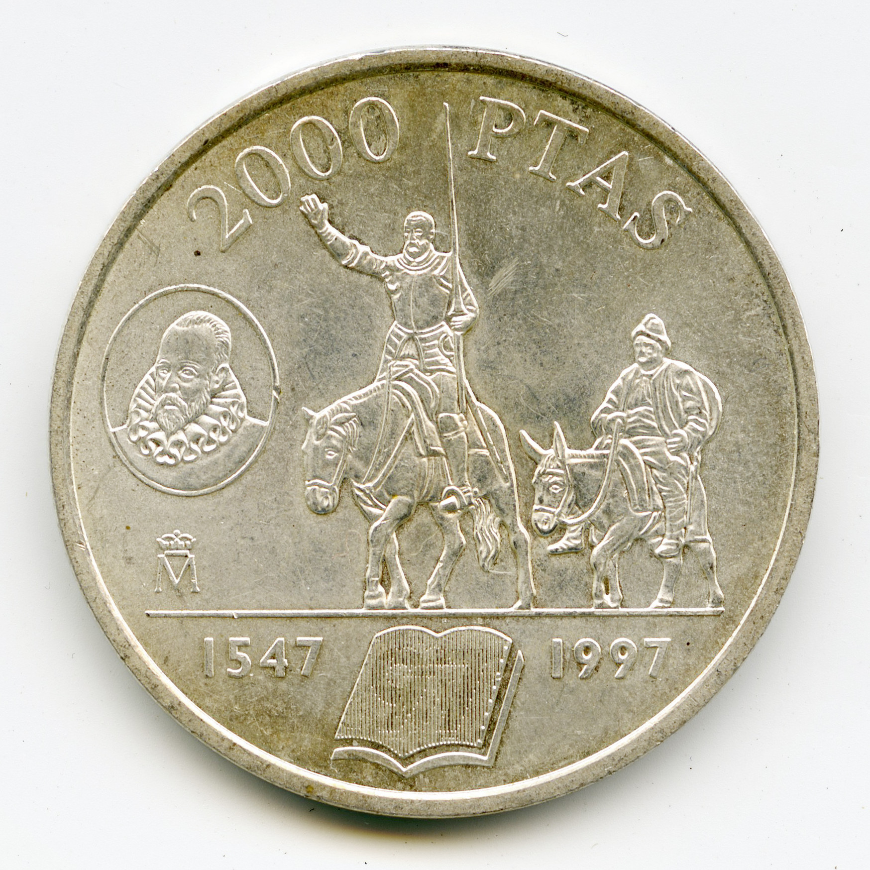 Espagne - 2000 Pesetas - 1997 revers Espagne - 2000 Pesetas - 1997 revers
