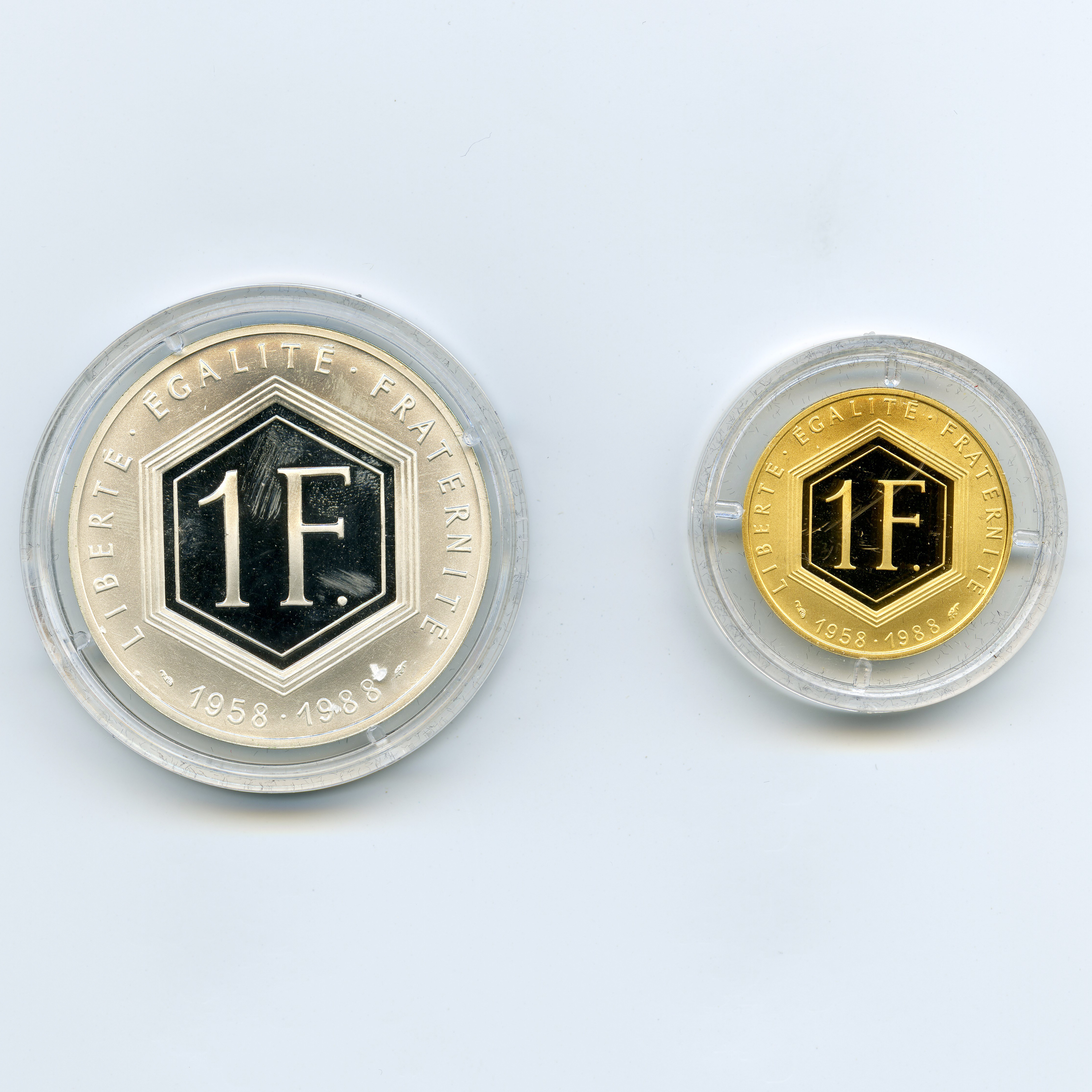 1 Franc - Charles De Gaulle - 1988 revers 1 Franc - Charles De Gaulle - 1988 revers