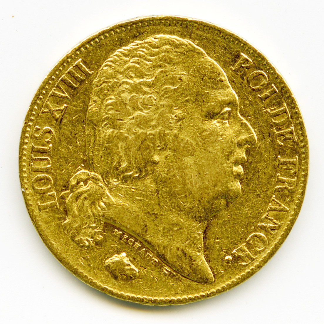 Louis XVIII - 20 Francs - 1817 W avers