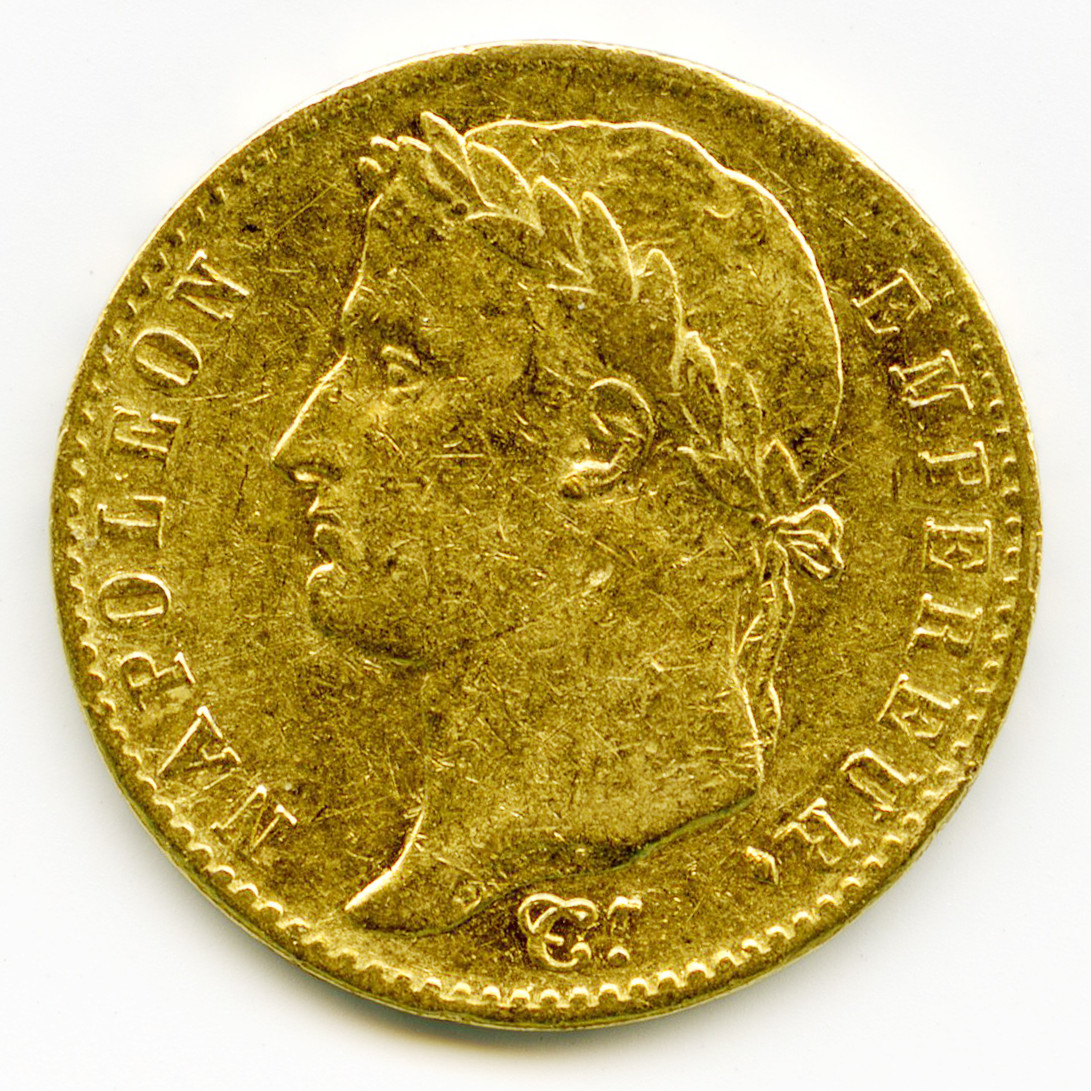 Napoléon Ier - 20 Francs 1815 A avers Napoléon Ier - 20 Francs 1815 A avers