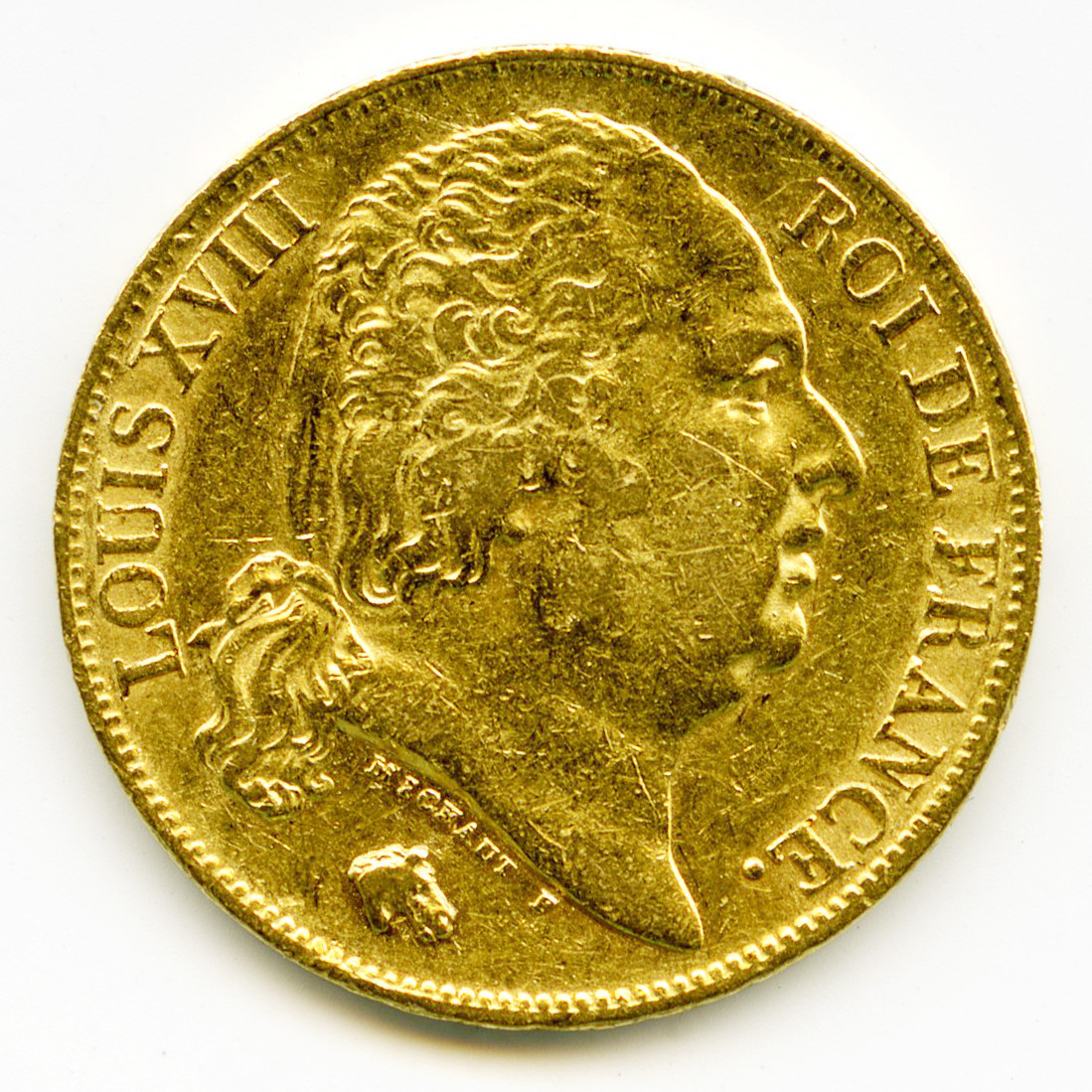 Louis XVIII - 20 Francs - 1817 A avers