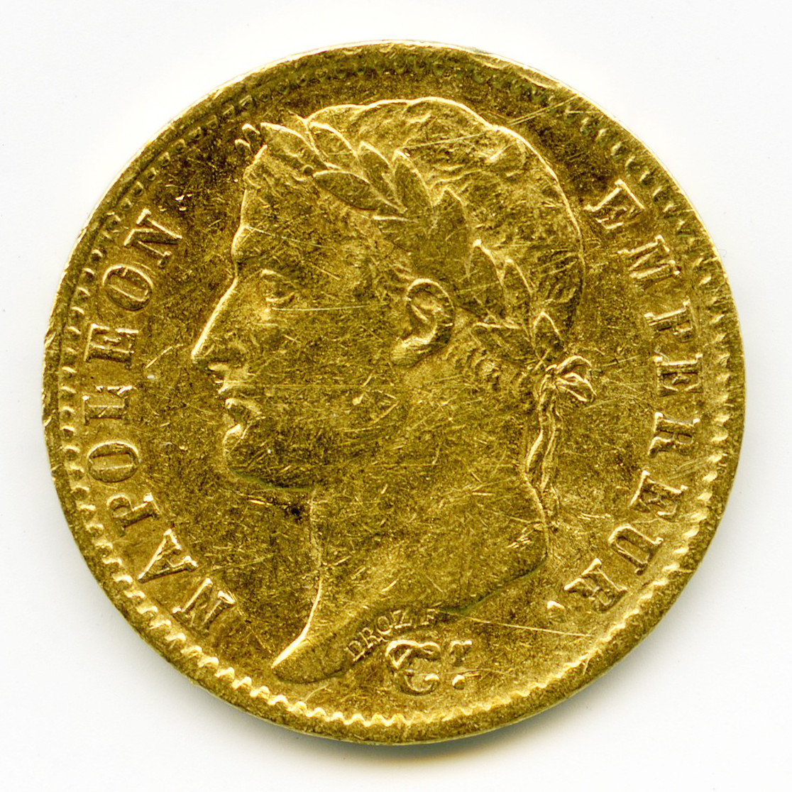 Napoléon Ier - 20 Francs - 1807 A avers