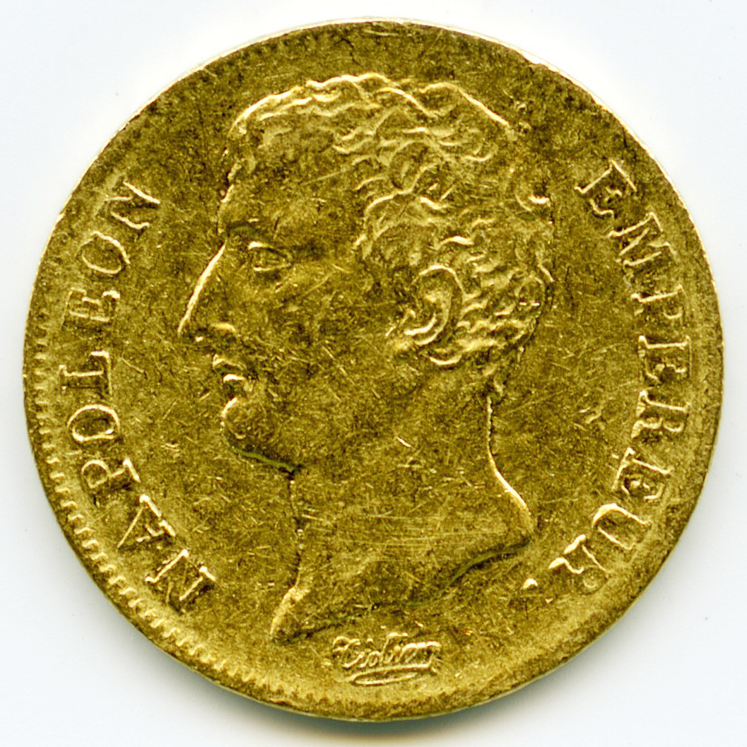 Napoléon Empereur - 20 Francs - An 12 avers