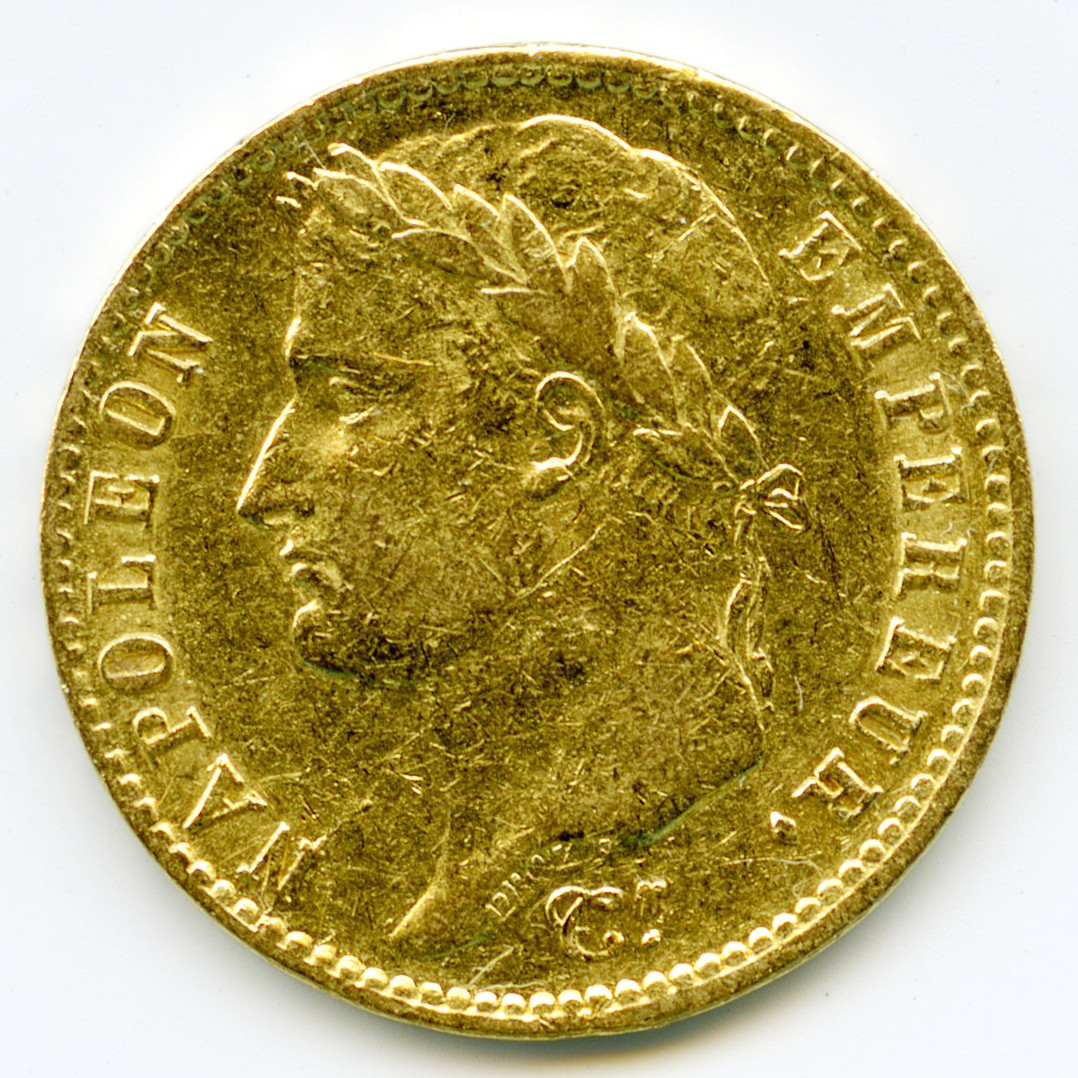 Napoléon Ier - 20 Francs - 1811 A avers