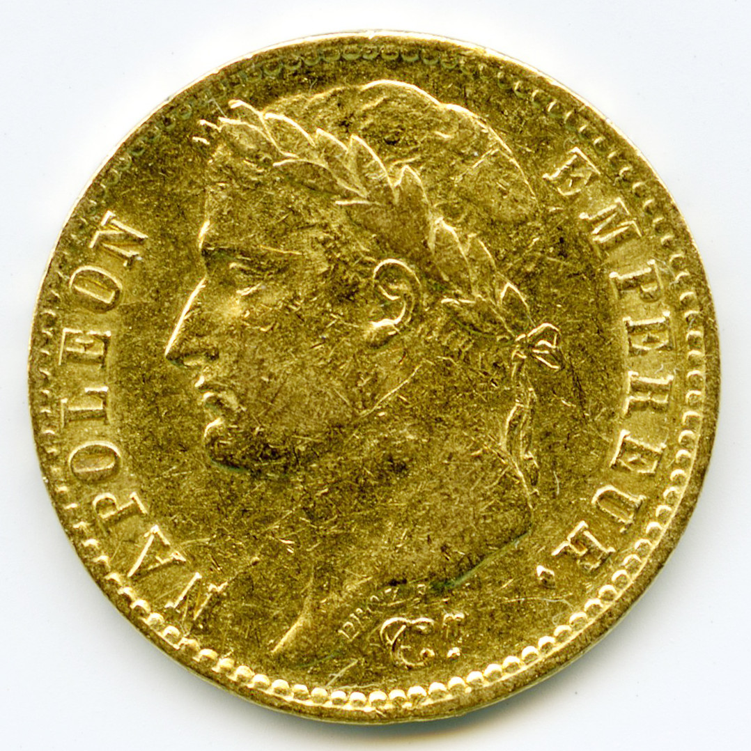 Napoléon Ier - 20 Francs - 1811 A avers Napoléon Ier - 20 Francs - 1811 A avers