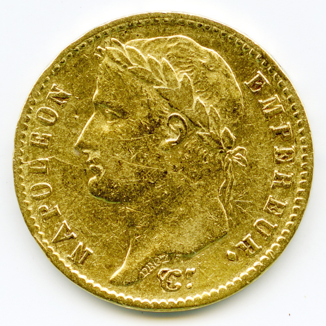 Napoléon Ier - 20 Francs - 1811 A avers