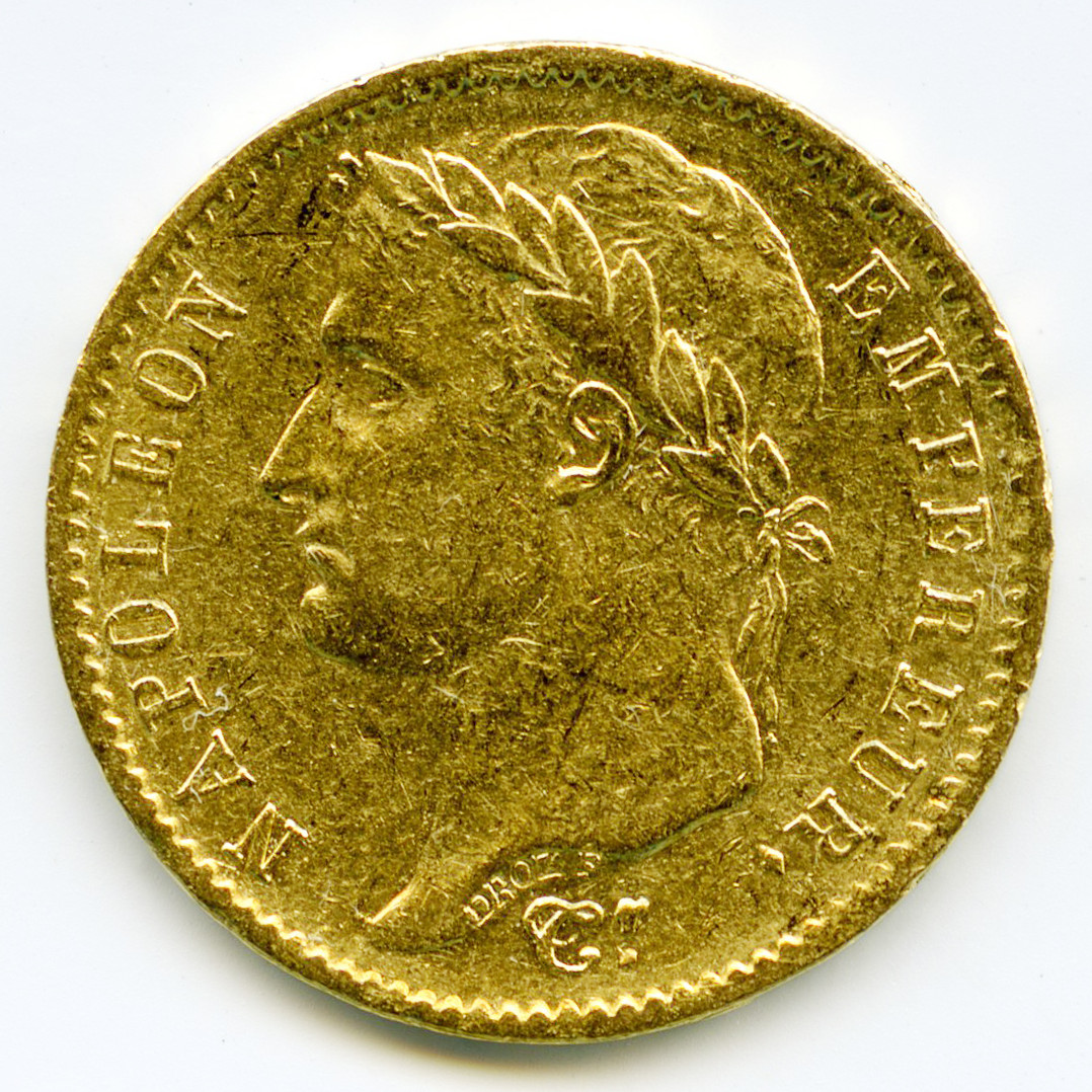 Napoléon Ier - 20 Francs - 1808 A avers