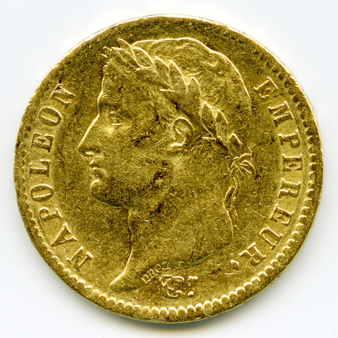 Napoléon Ier - 20 Francs - 1811 A avers Napoléon Ier - 20 Francs - 1811 A avers