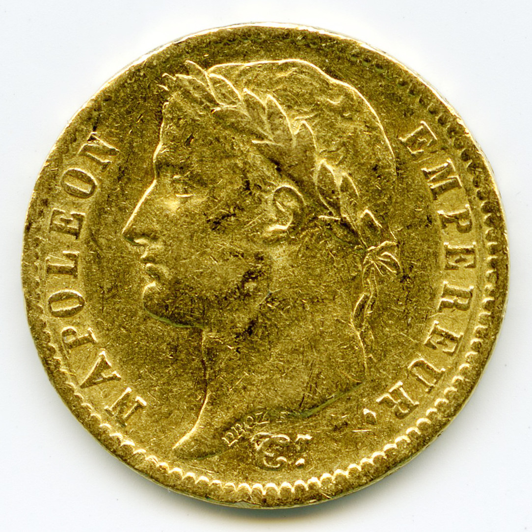 Napoléon Ier - 20 Francs - 1811 A avers