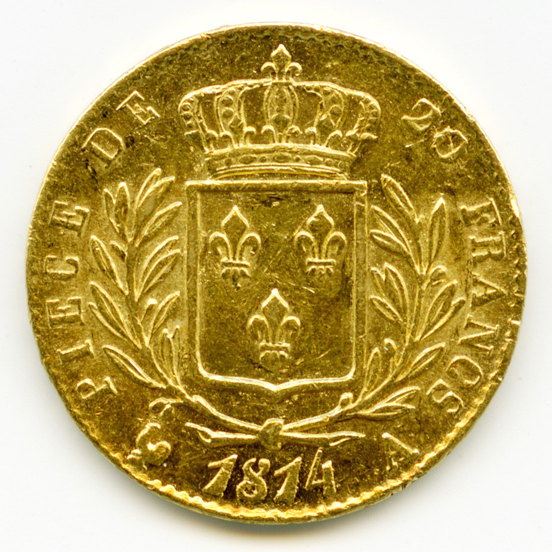 Louis XVIII - 20 Francs - 1814 A revers