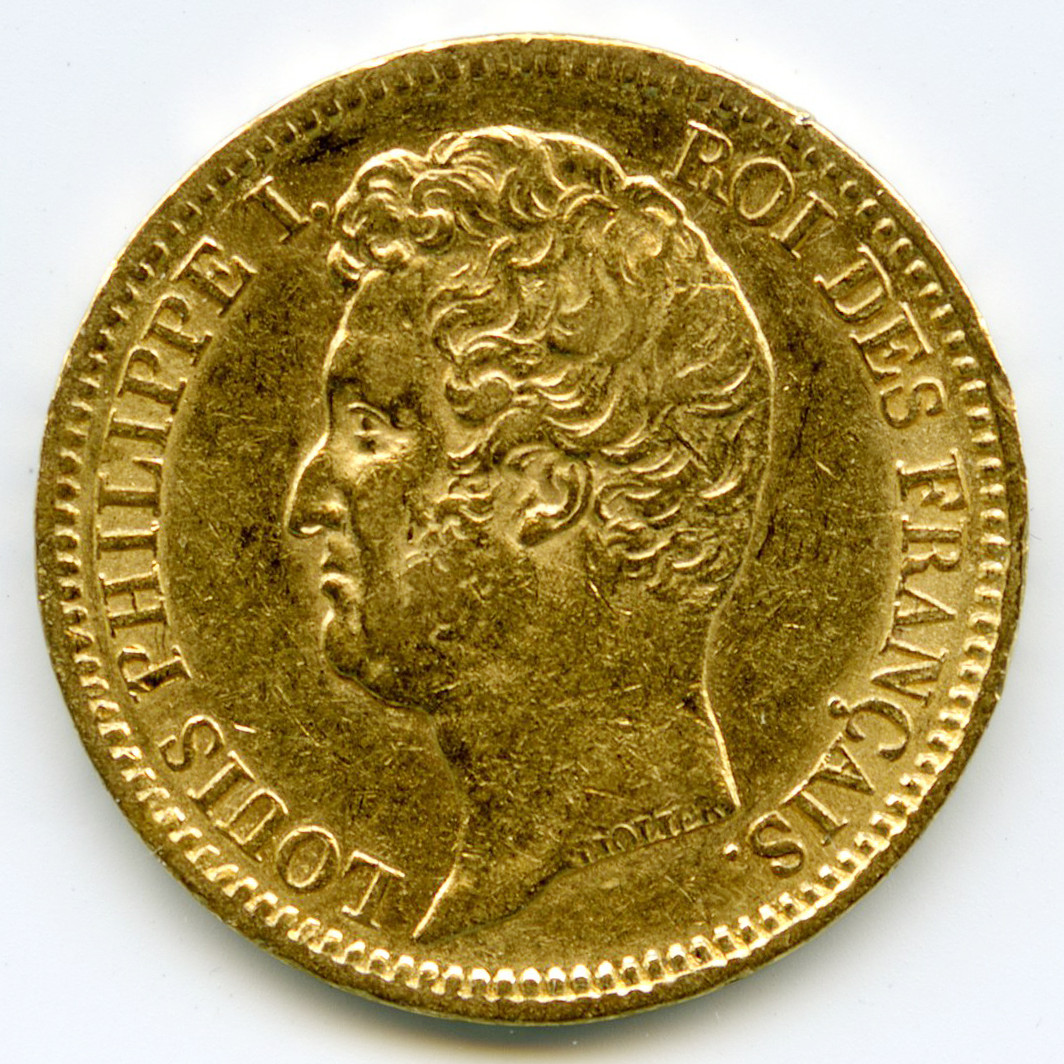 Louis-Philippe - 20 Francs - 1831 A avers