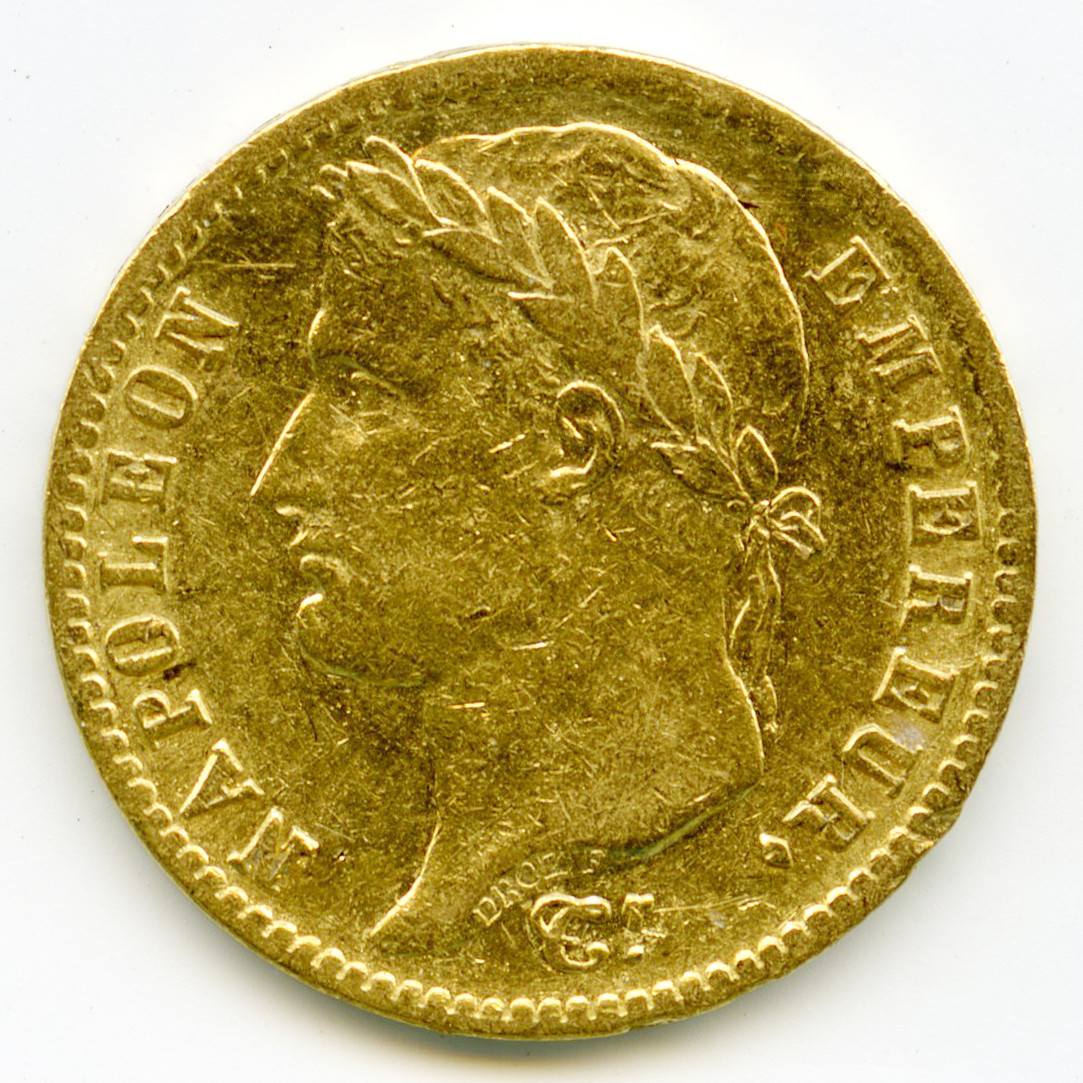 Napoléon Ier - 20 Francs - 1812 A avers Napoléon Ier - 20 Francs - 1812 A avers