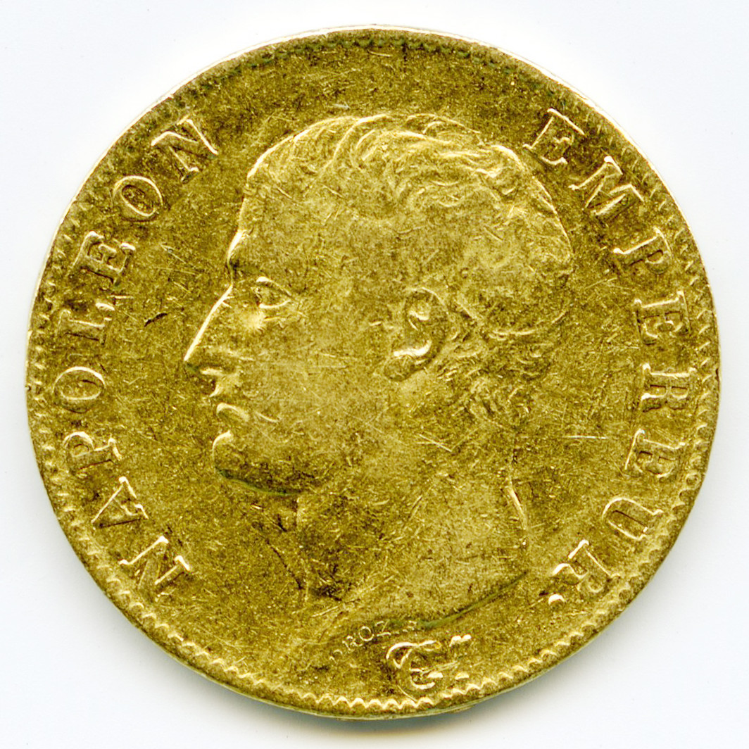 Napoléon Ier - 20 Francs - An 13 A avers