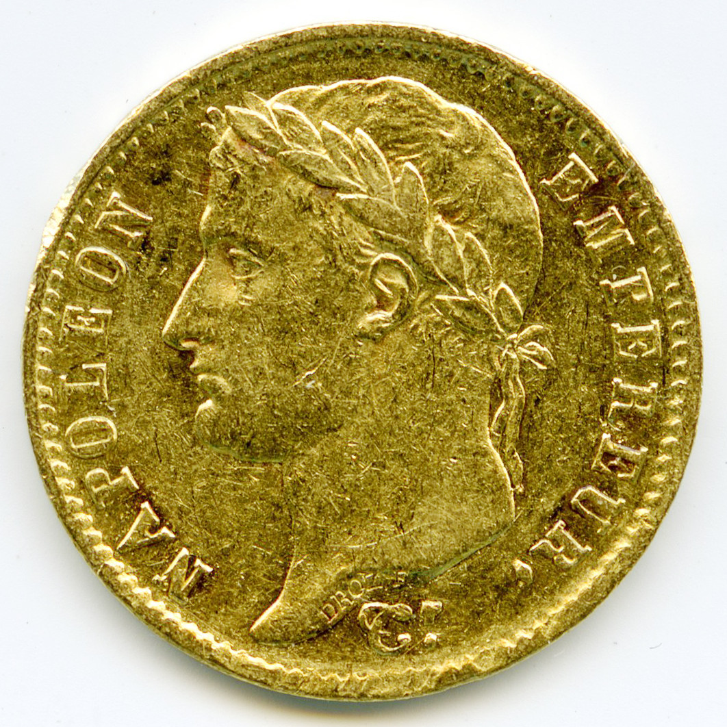 Napoléon Ier - 20 Francs - 1807 A avers Napoléon Ier - 20 Francs - 1807 A avers