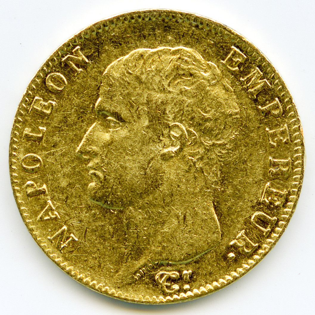 Napoléon Ier - 20 Francs - 1806 A avers
