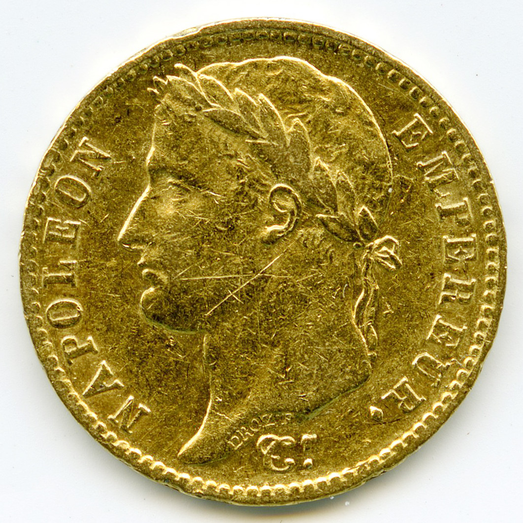Napoléon Ier - 20 Francs - 1812 L avers Napoléon Ier - 20 Francs - 1812 L avers